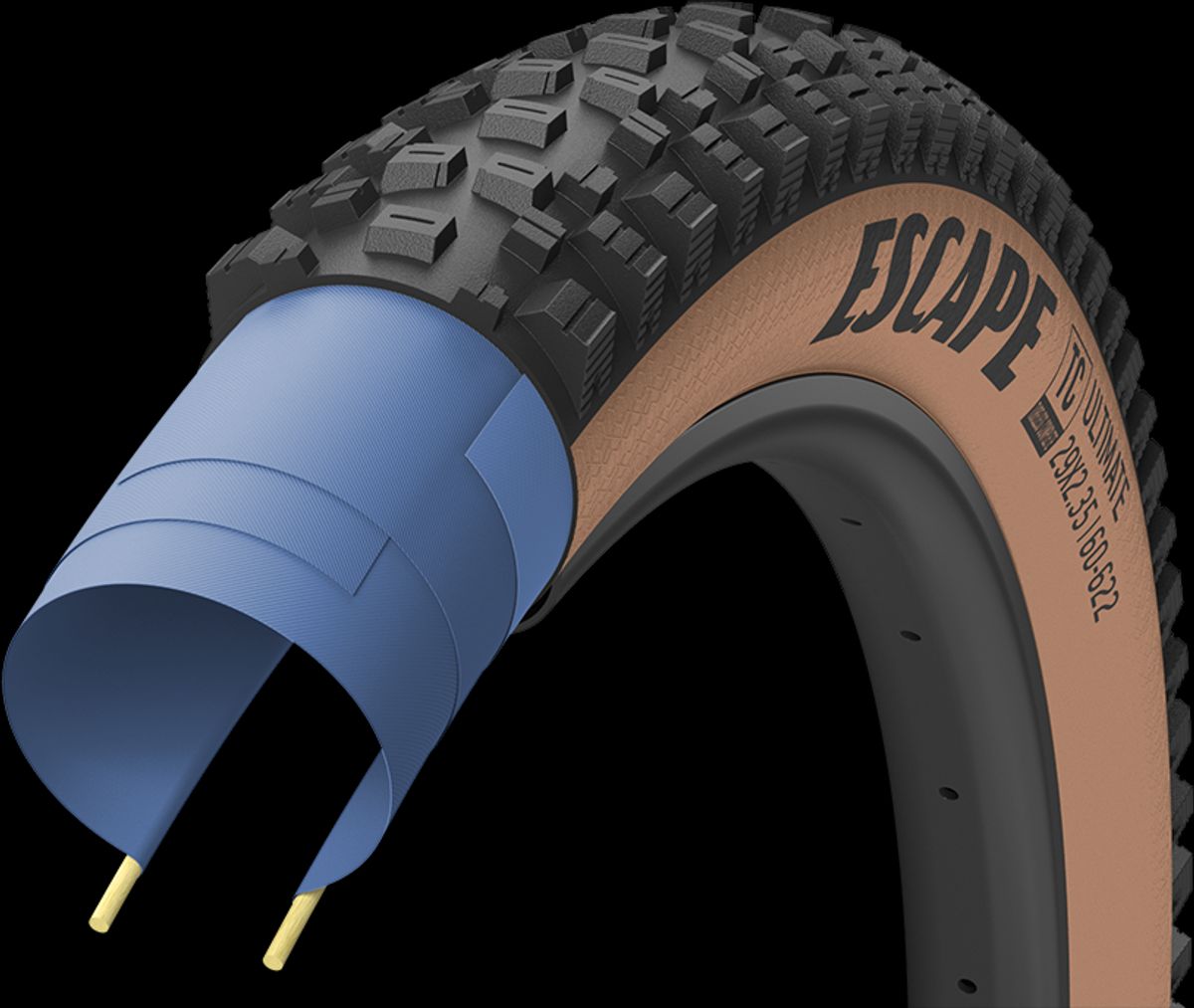 Goodyear ESCAPE MTB Tubeless Complete 29x2.35 - Brun