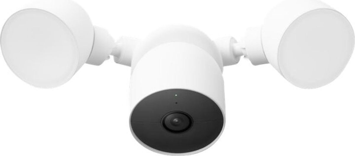 Google Nest Cam Med Lys