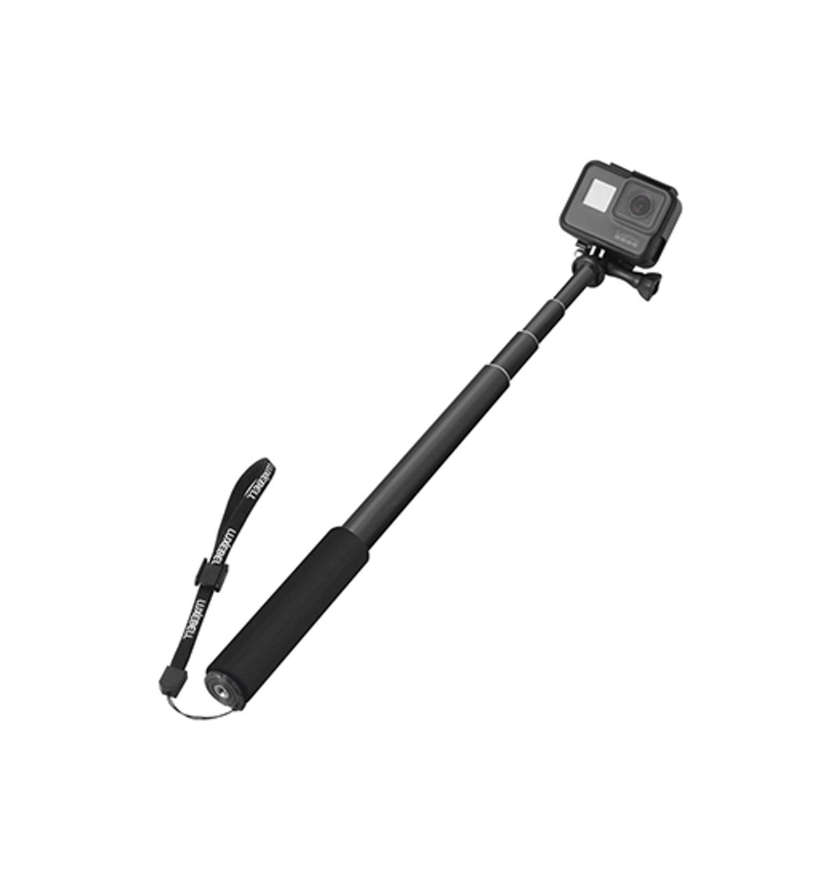 GoPro / Insta 360 Justerbar Selfiestang - 103cm - Sort