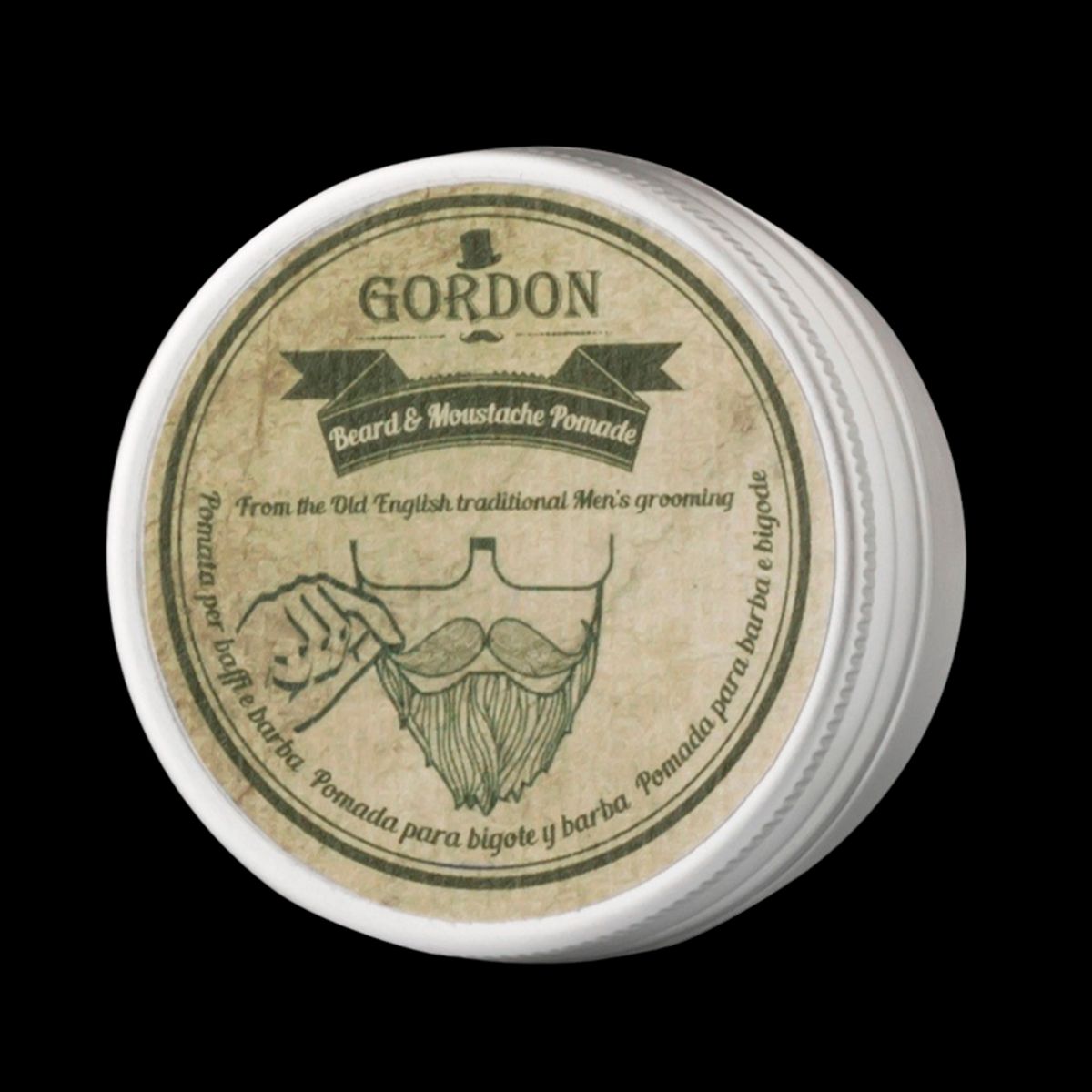 Gordon Skæg- og Moustache Pomade (50 ml)