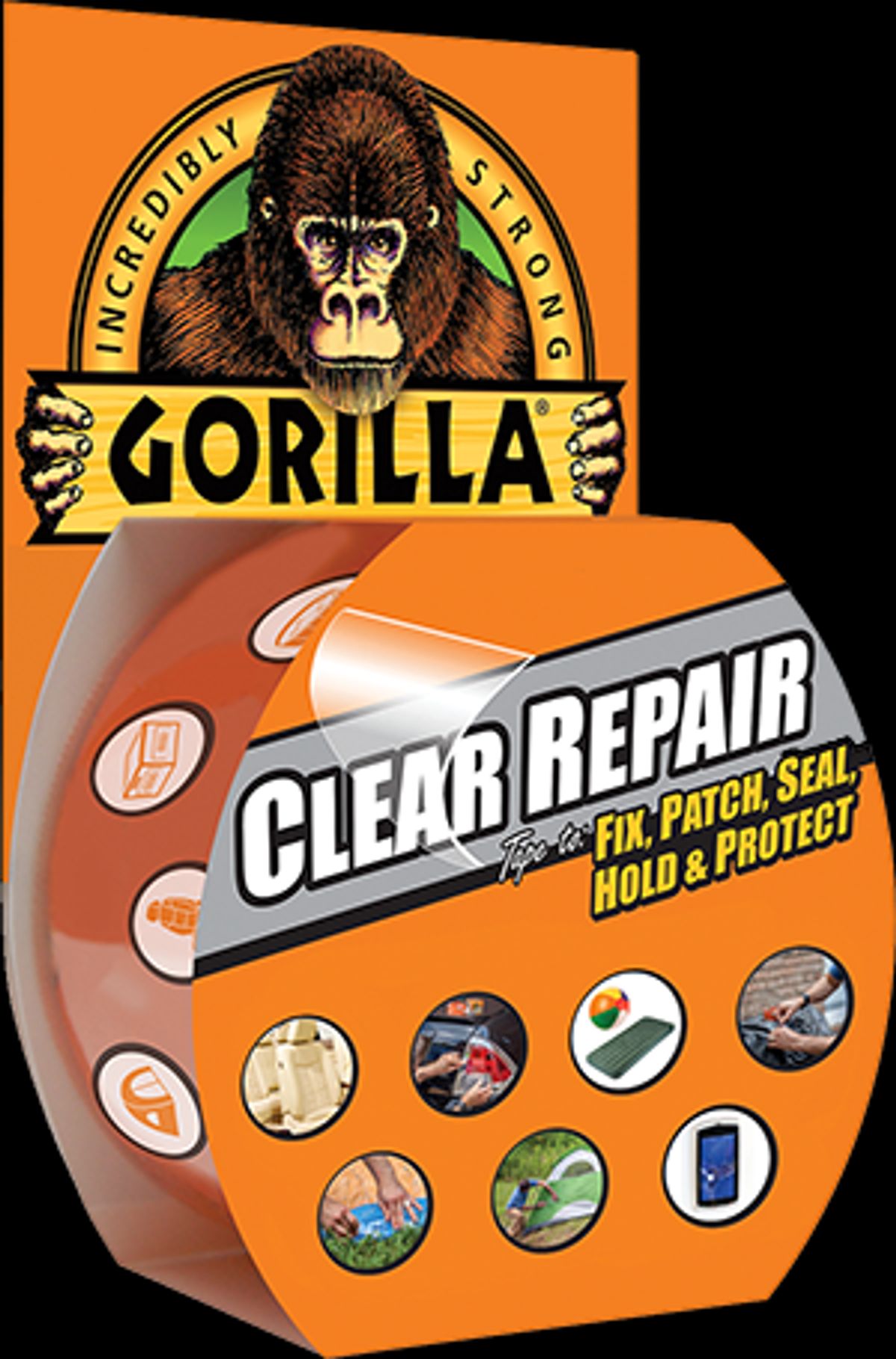 Gorilla Glue Clear Repair Tape 8 m, Vejrbestandig