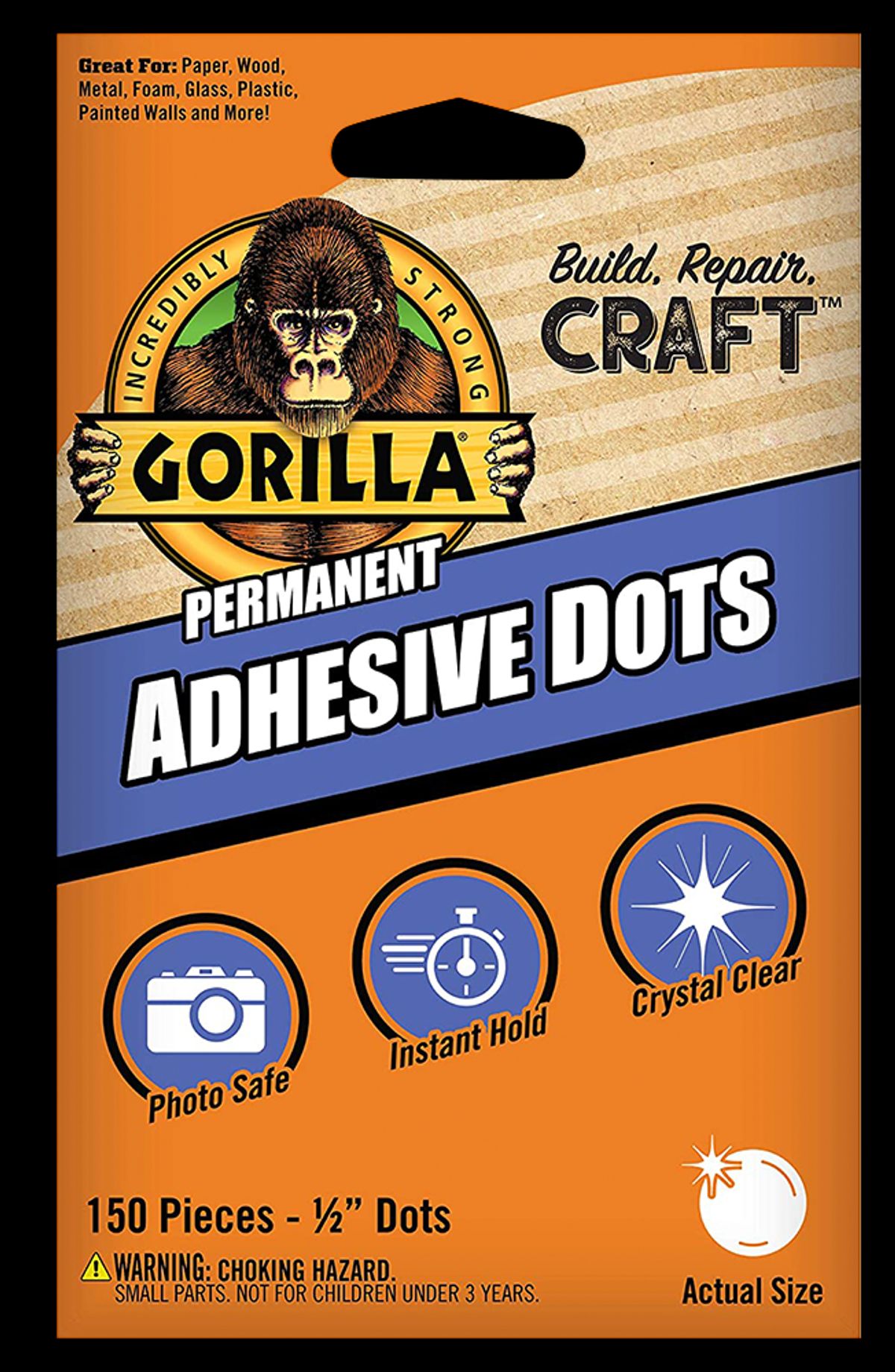 Gorilla Permanent Adhesive Dots