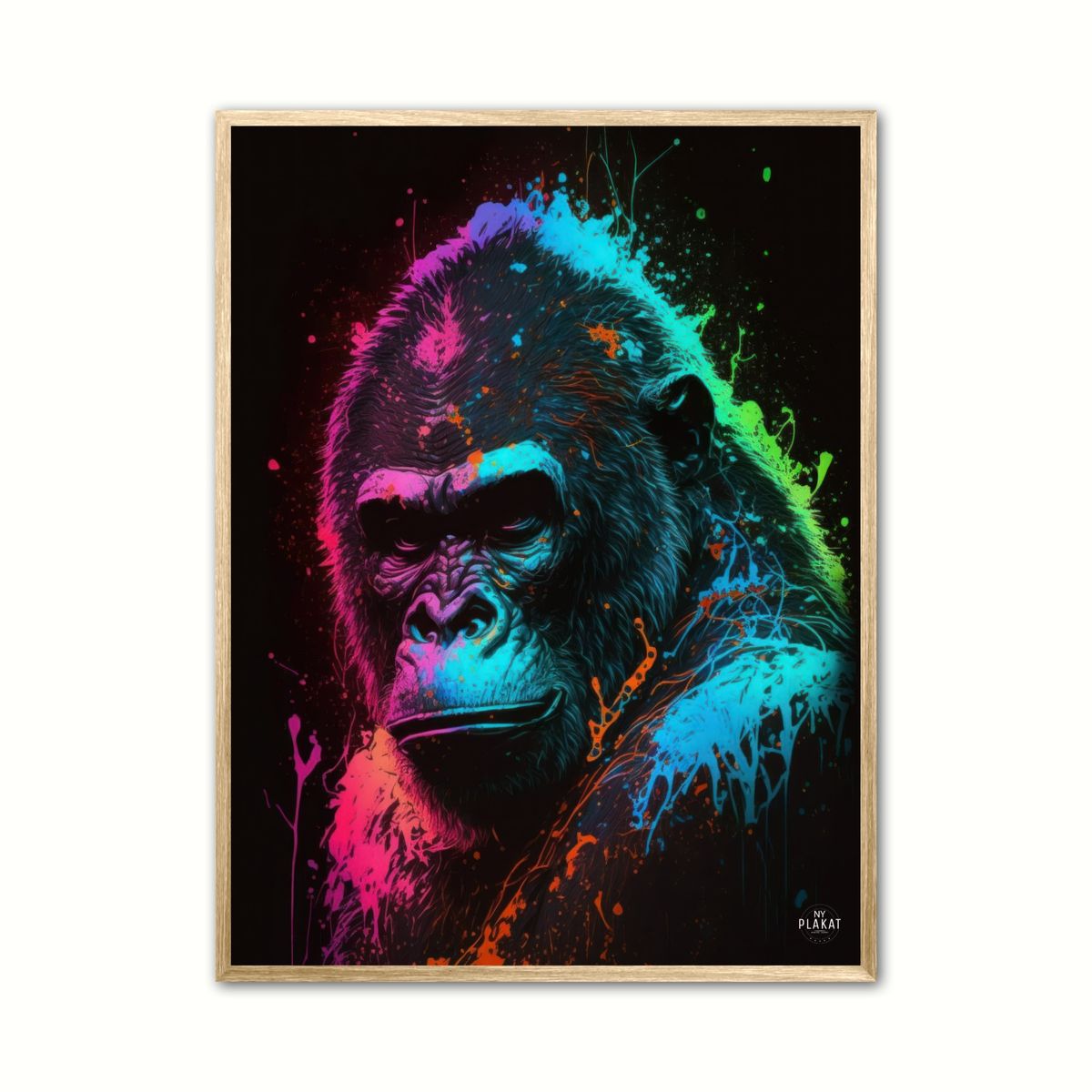 Gorilla plakat 1 50 x 70 cm (B2)