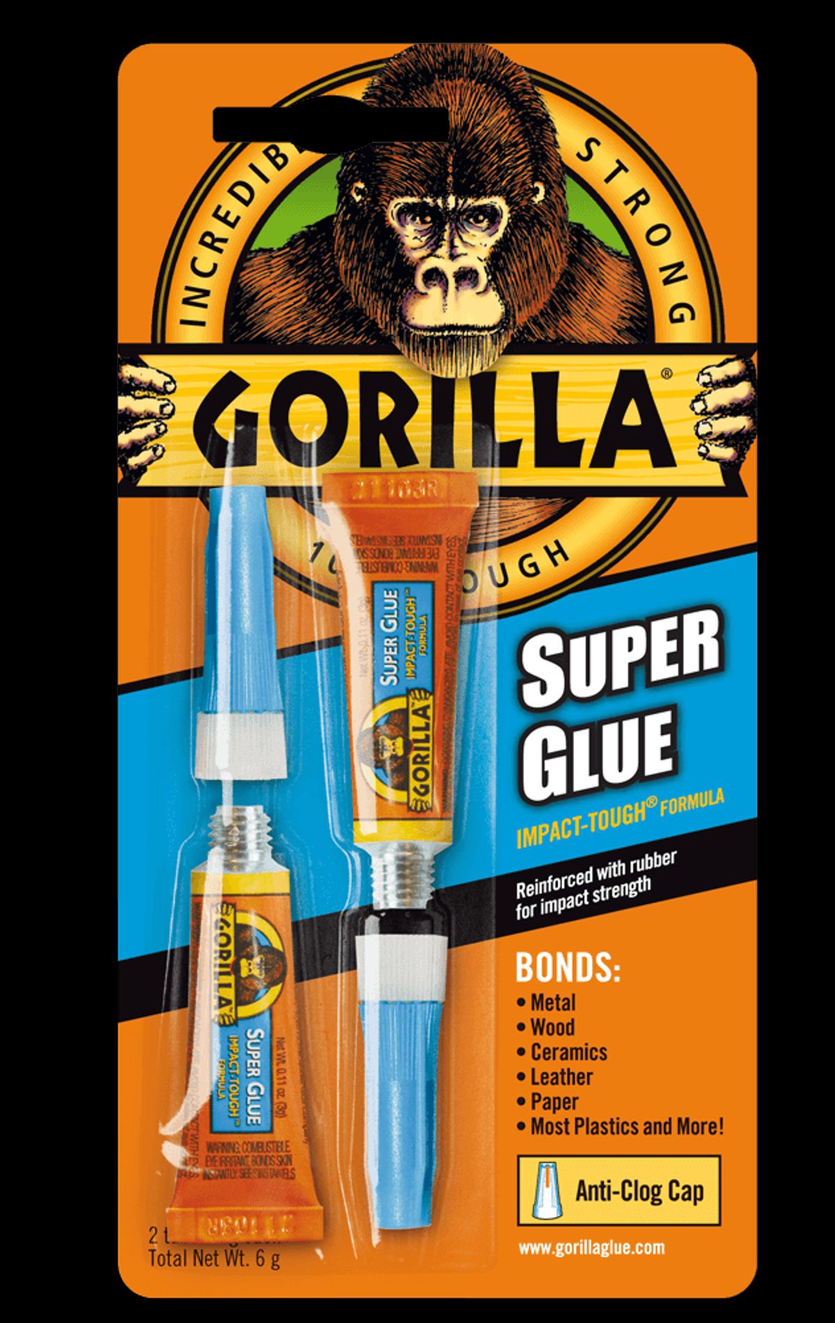 Gorilla Super Lim, 2x3g