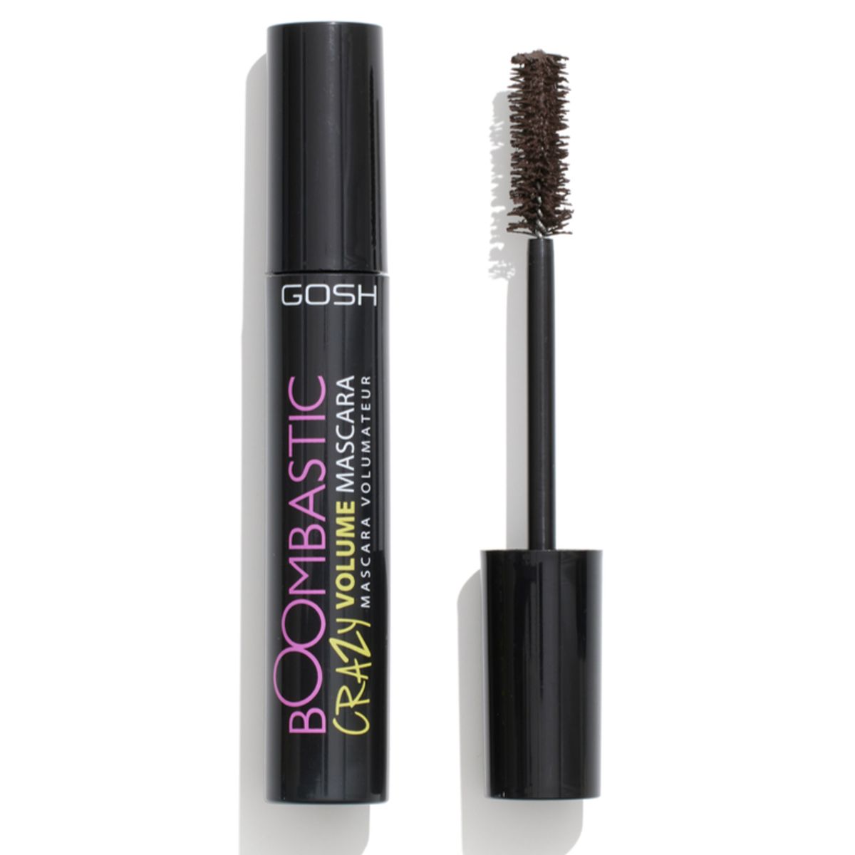 GOSH Boombastic Crazy Mascara, Chocolate Brown