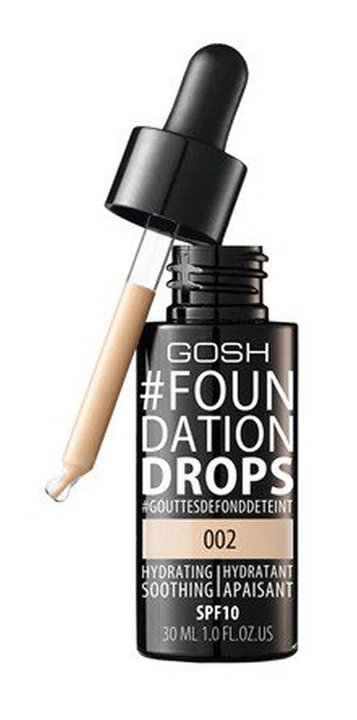 Gosh foundation drops SPF10 002 ivory 30ml