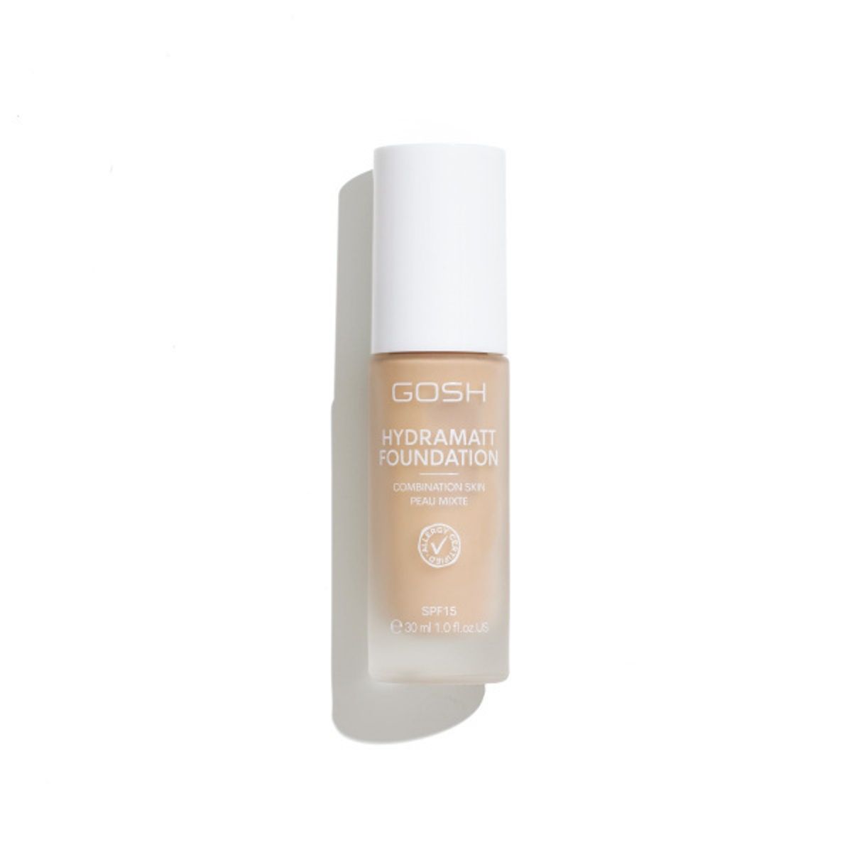 GOSH Hydramatt Foundation Medium Light - Neutral Undertone, 30ml