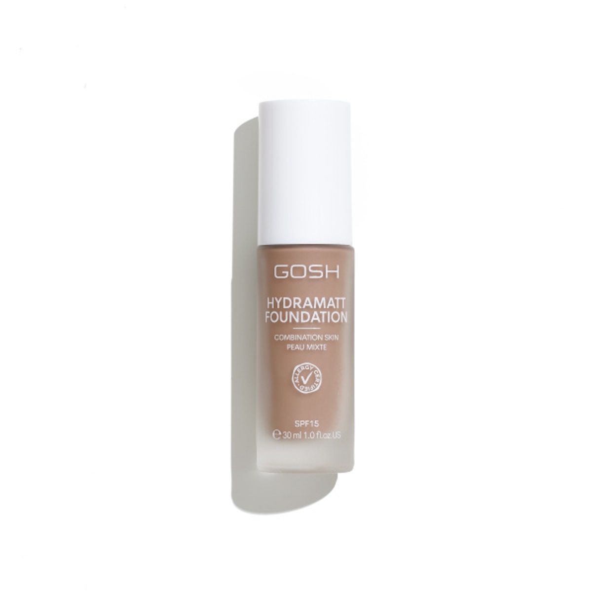 GOSH Hydramatt Foundation Very Dark - Neutral Undertone, 30ml