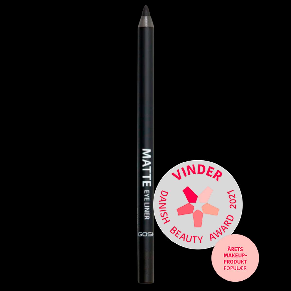 GOSH Matte Eye Liner Matt Black 1,2 g.