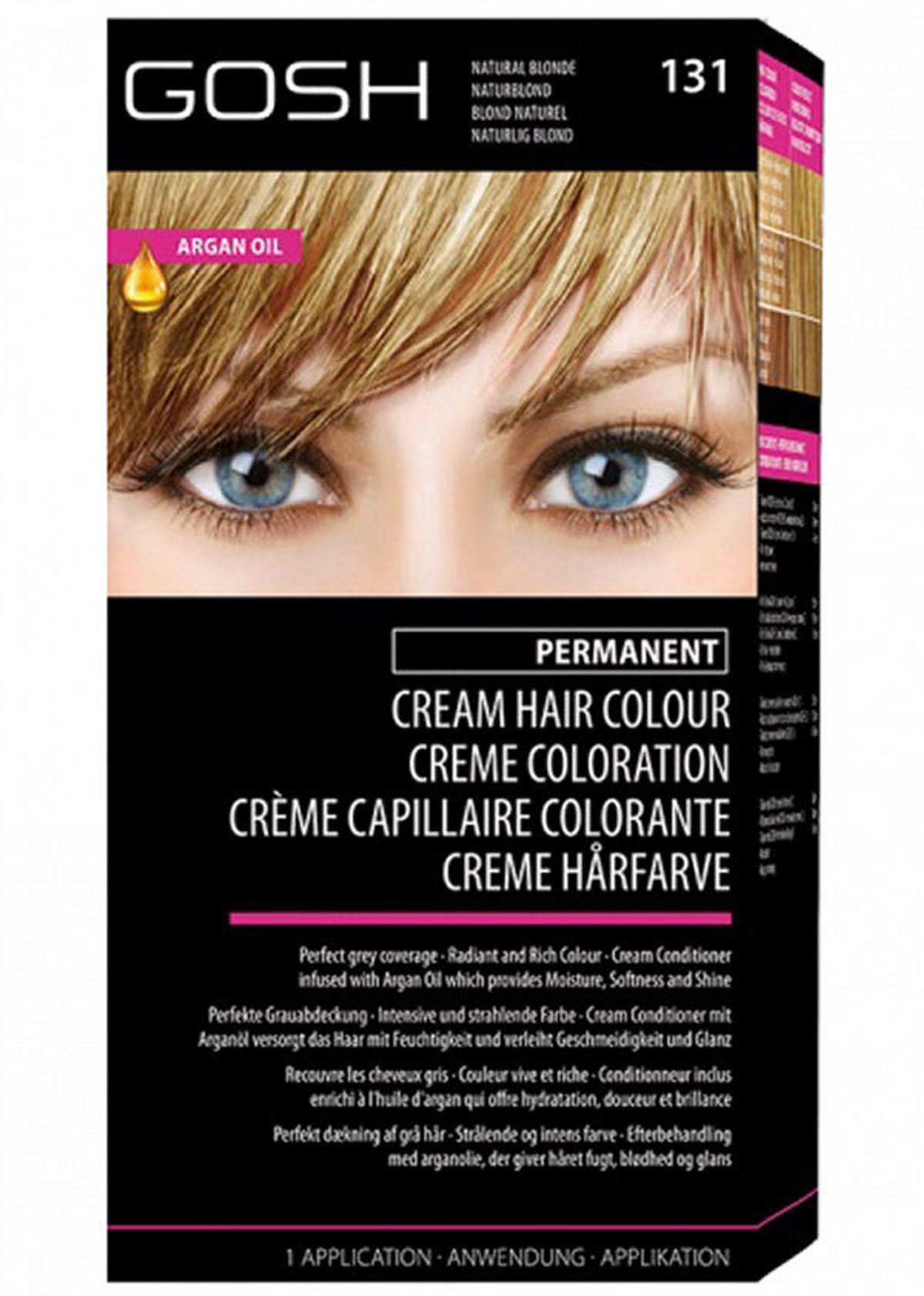 Gosh permanent creme hårfarve 131 natural blonde