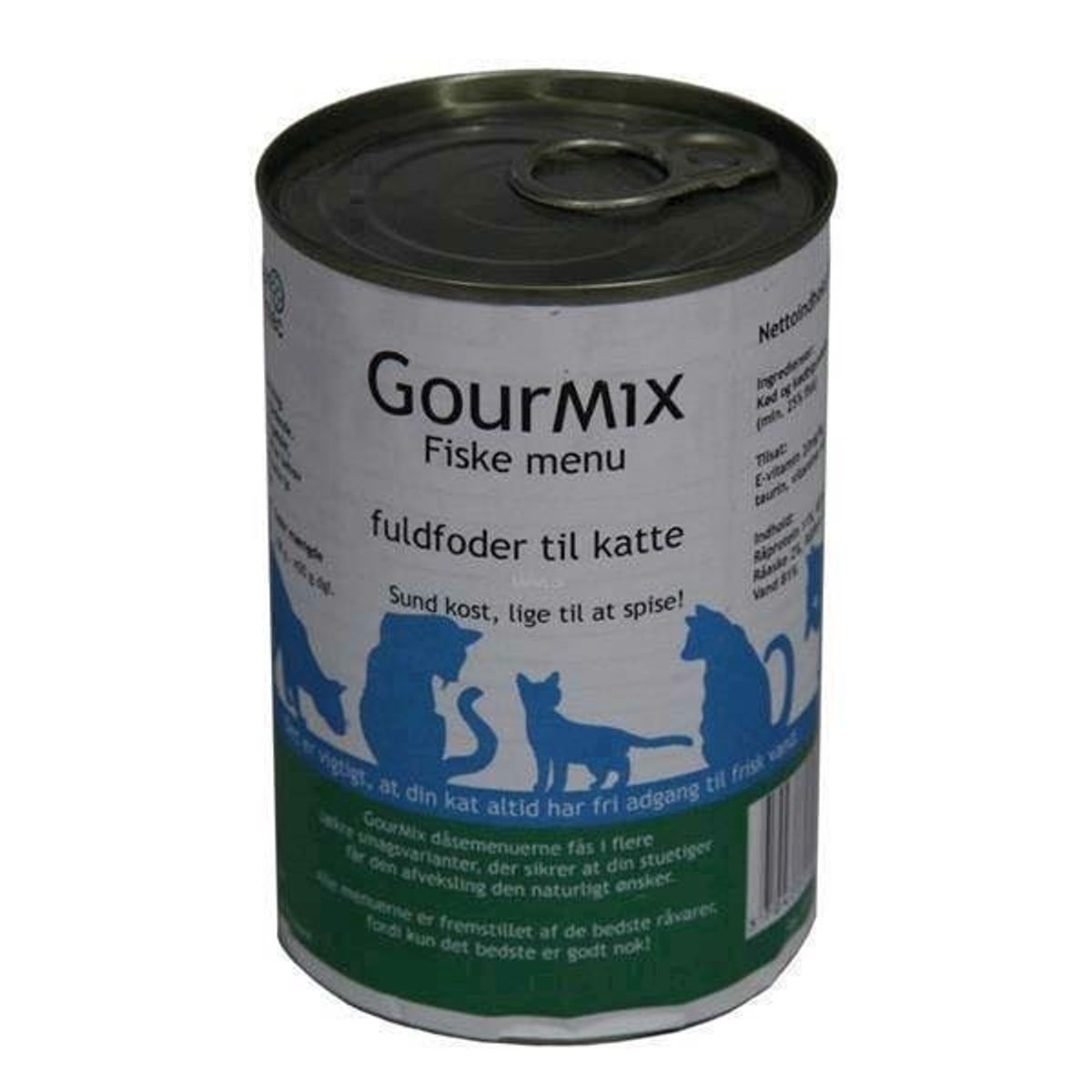 GourMix luksusmenu til katte, med fisk smag, 400g