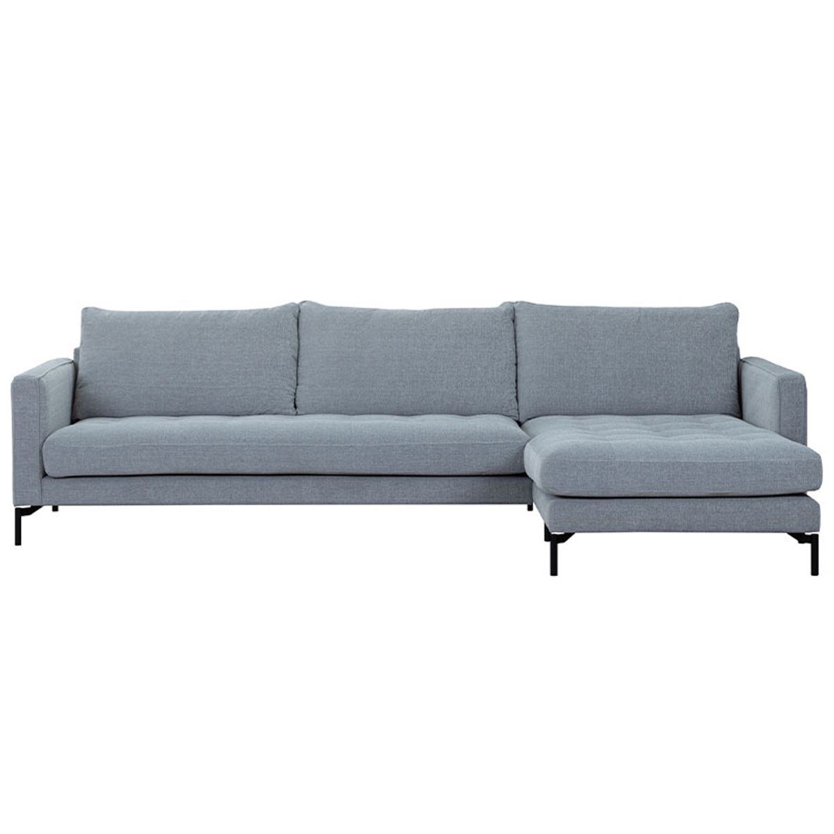 Goya 3 pers. sofa m/chaiselong - stof/læder