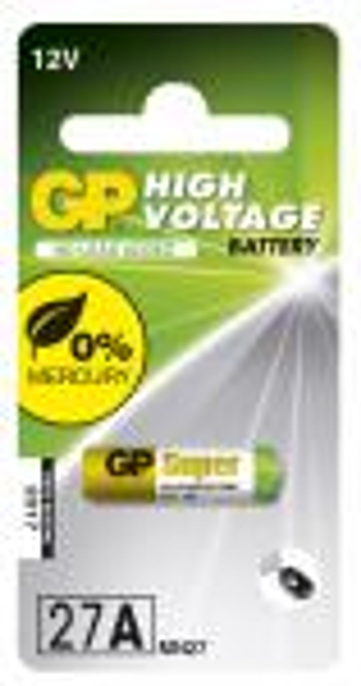 GP 27A C1 12V Alkaline batteri Ø7,7x28mm