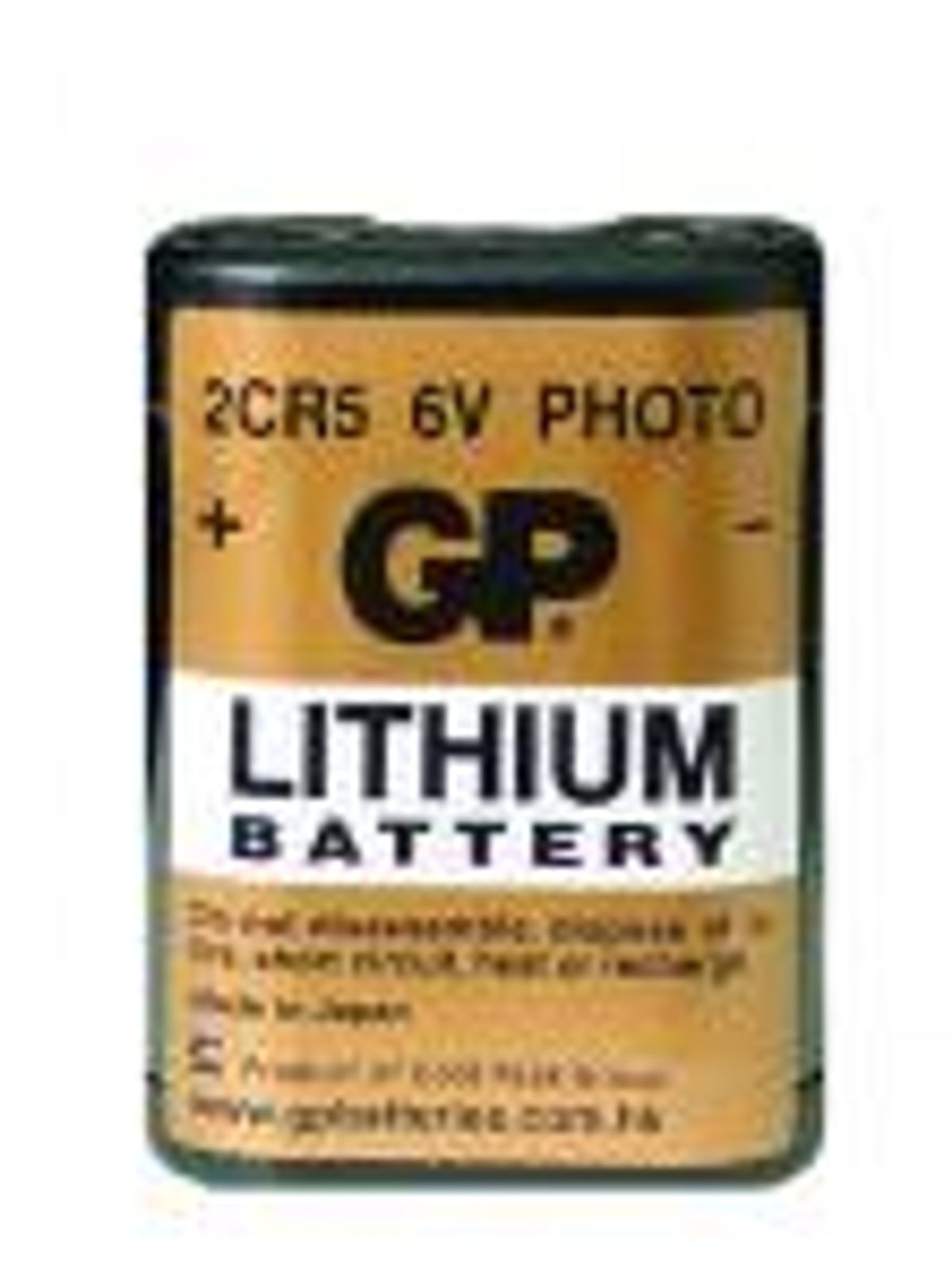 GP Fotobatt. Lithium 2CR5 6V 1 stk.