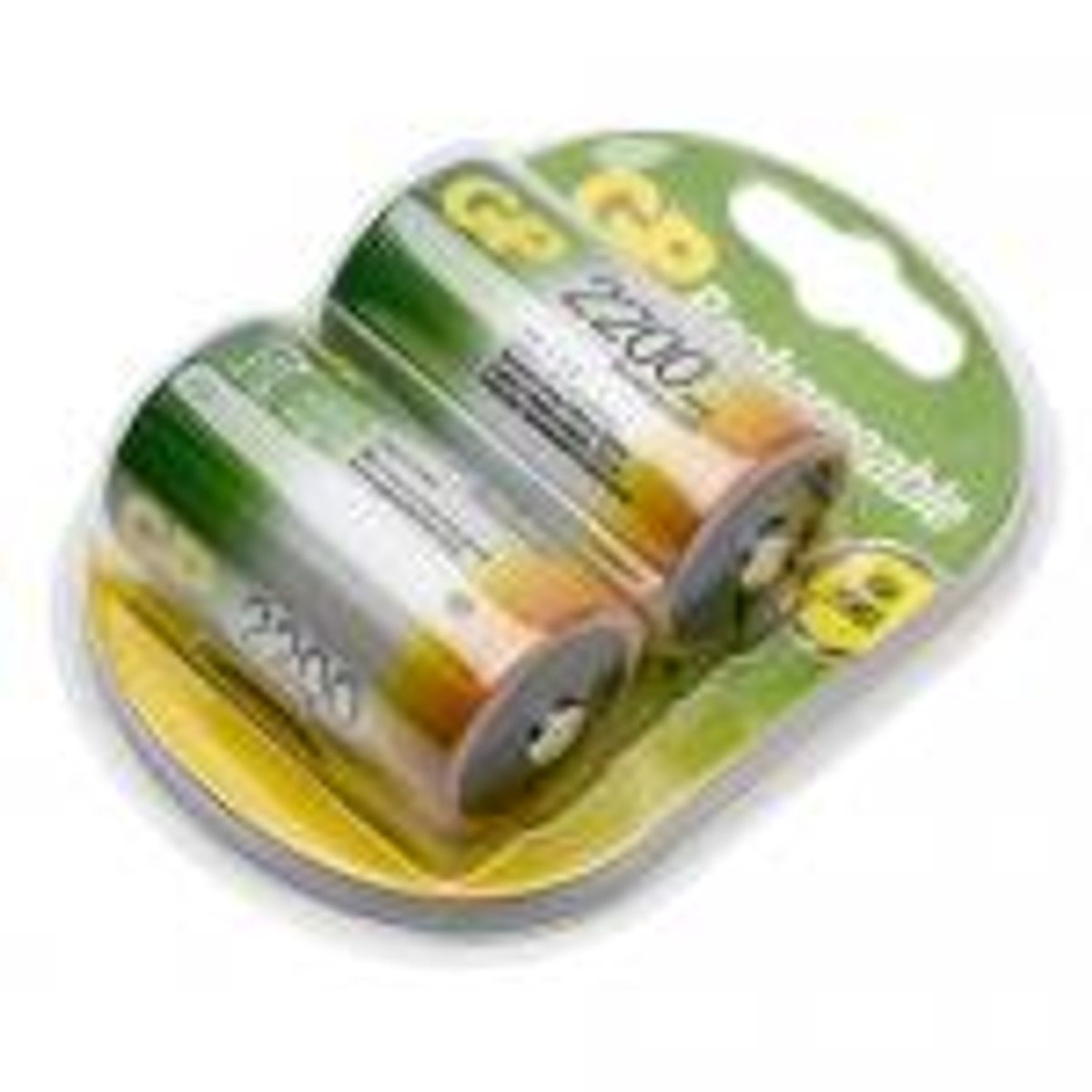 GP Genopladelig D OP20 batteri 2200mAh - 2 stk.