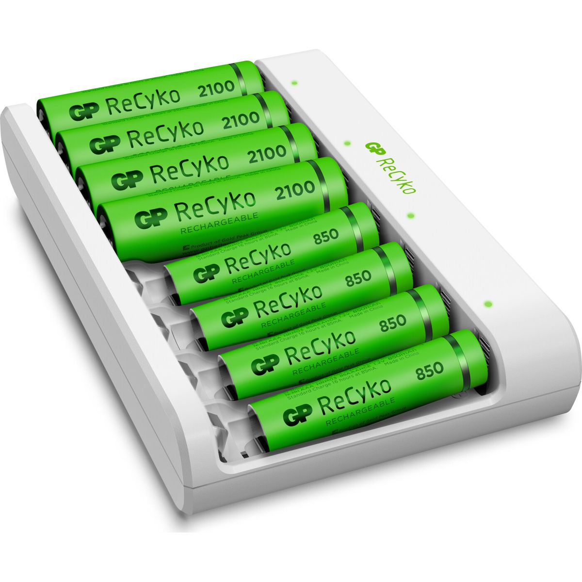 Gp - Recyko Battery Charger E811 Usb + 4xaa + 4xaaa Batterier