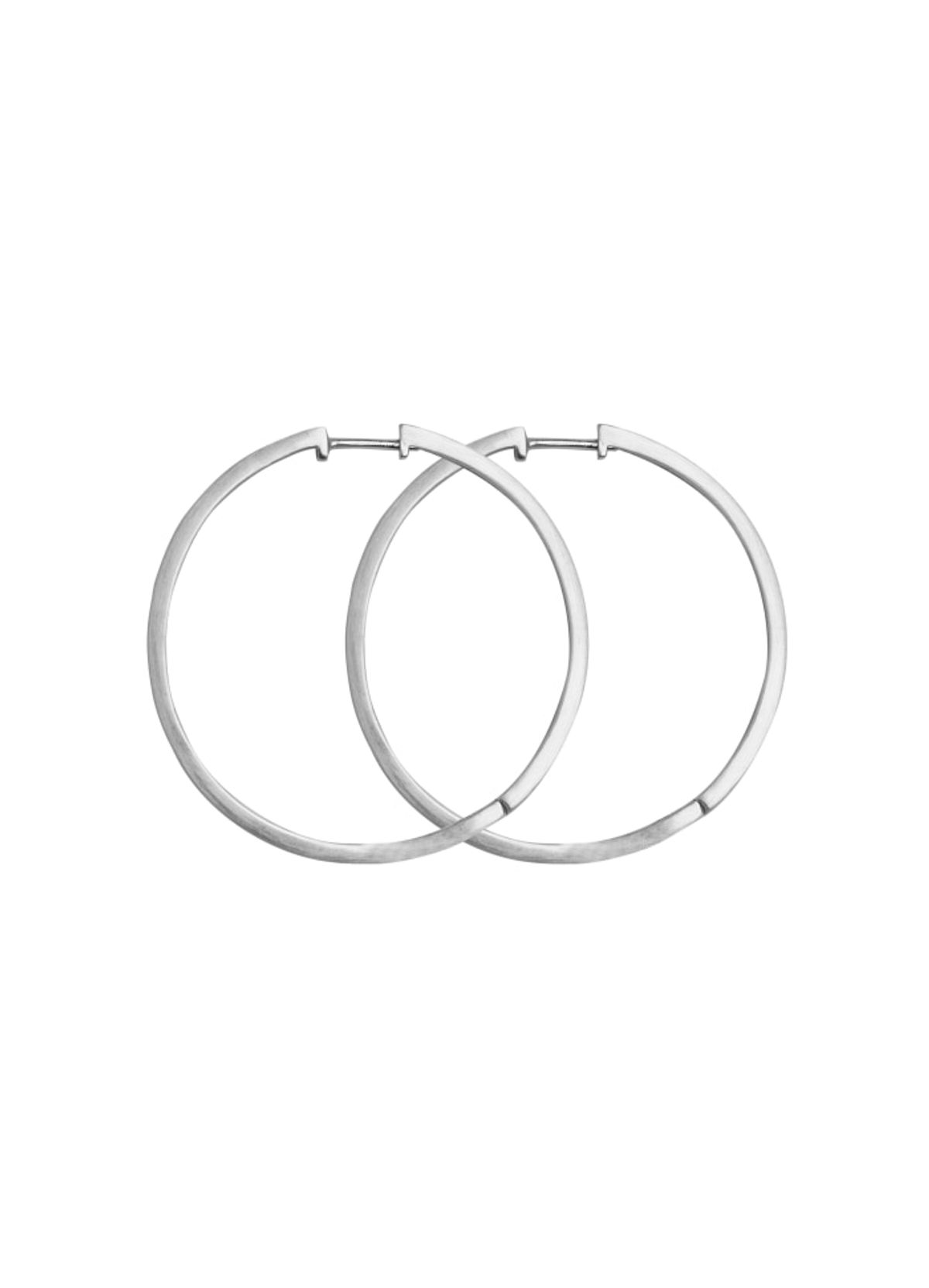 Grace Hoop X-large Sterling Sølv Øreringe fra byBiehl