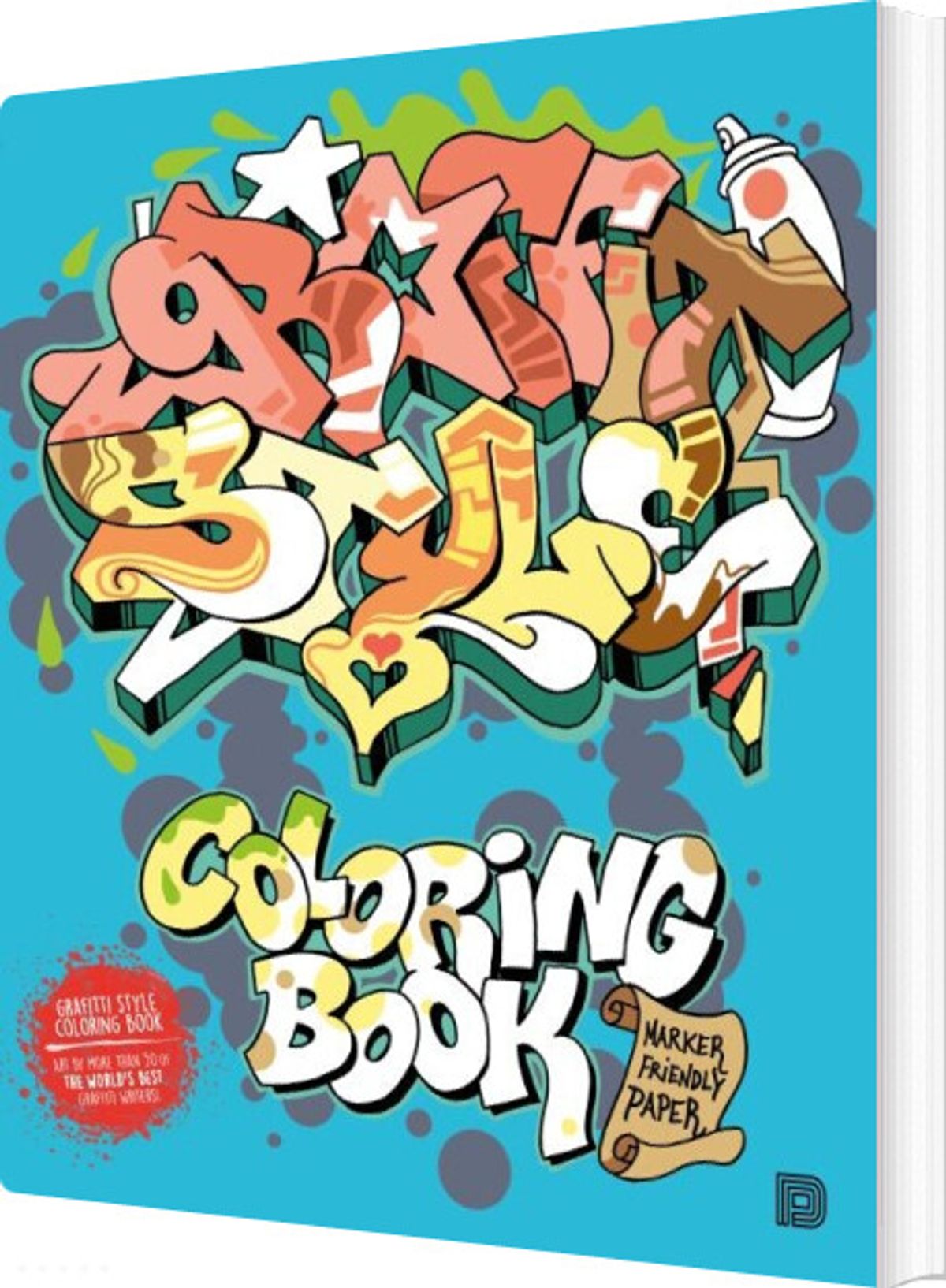 Graffiti Style Coloring Book - Tobias Barenthin Lindblad - English Book