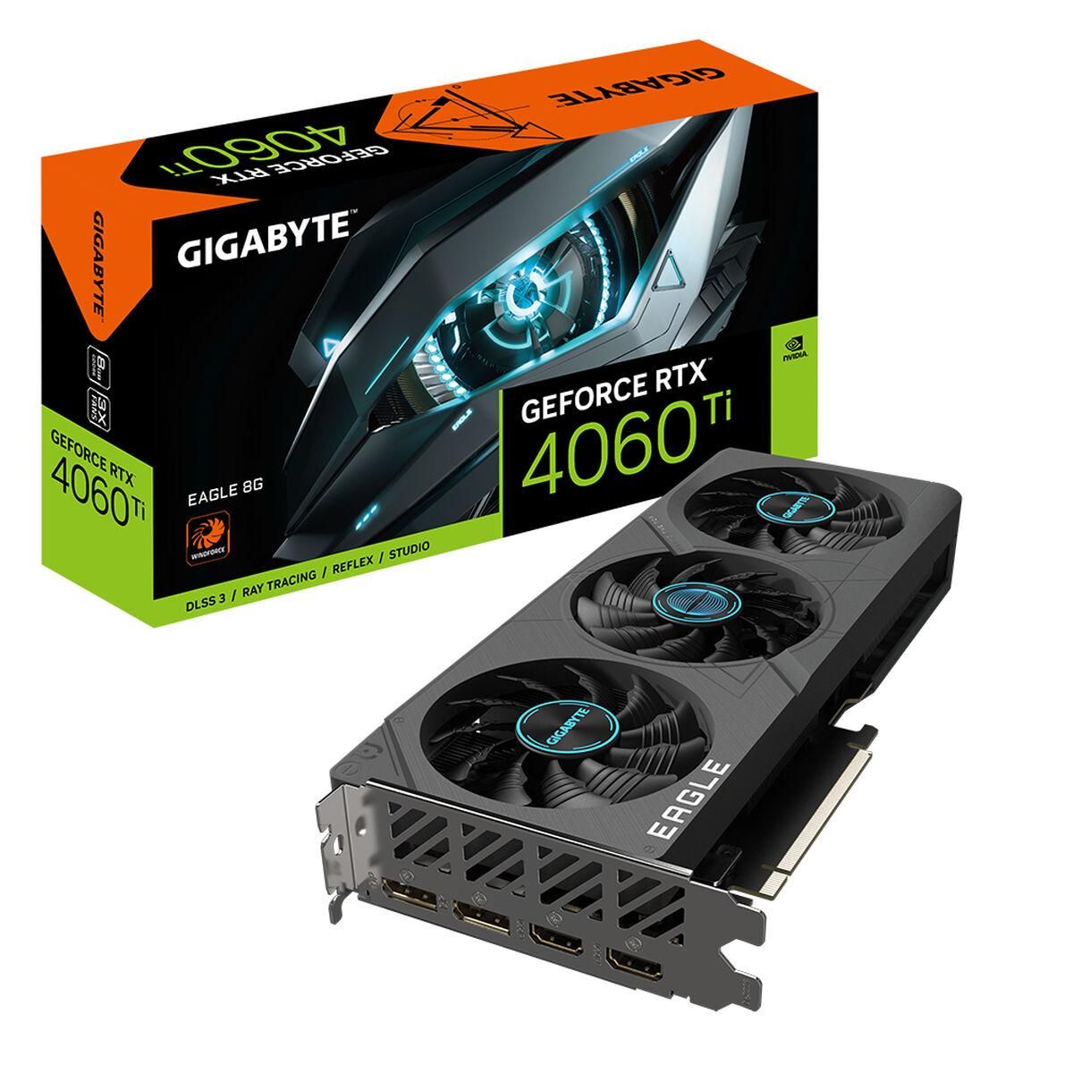 Grafikkort Gigabyte GV-N406TEAGLE-8GD Geforce RTX 4060 Ti GDDR6