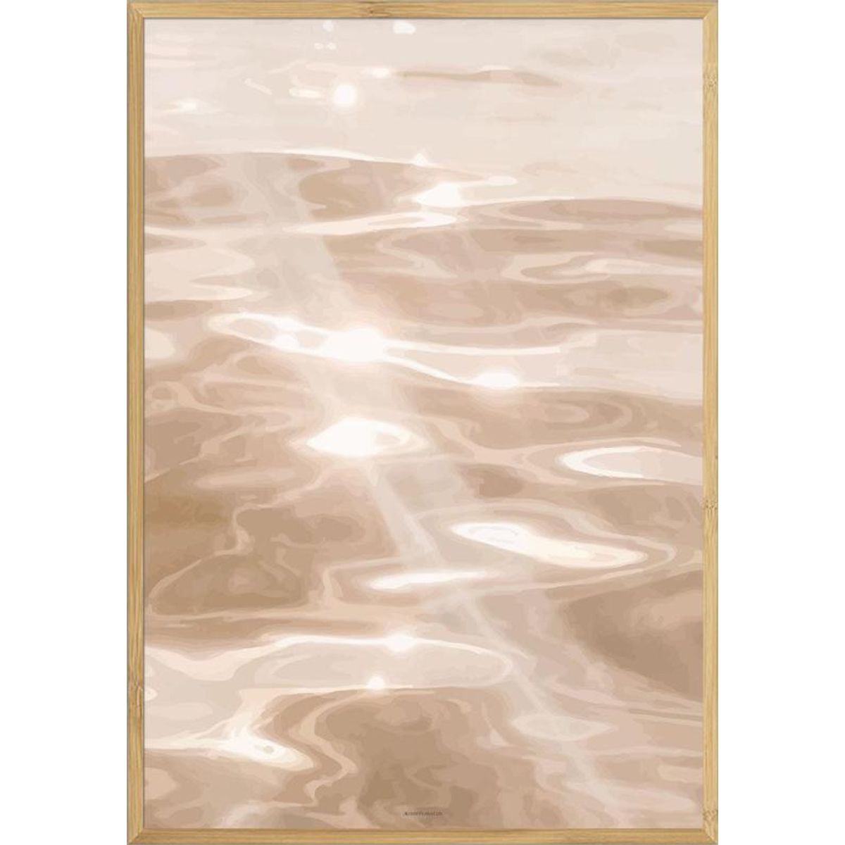 Grafisk plakat - Golden Surface