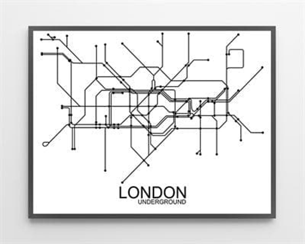 Grafiske plakater - London Underground - 50x70 cm.