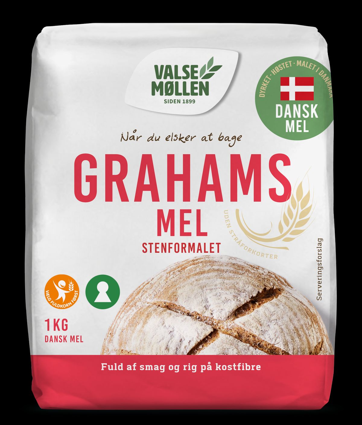 Grahamsmel Dansk 1 kg - Valsemøllen