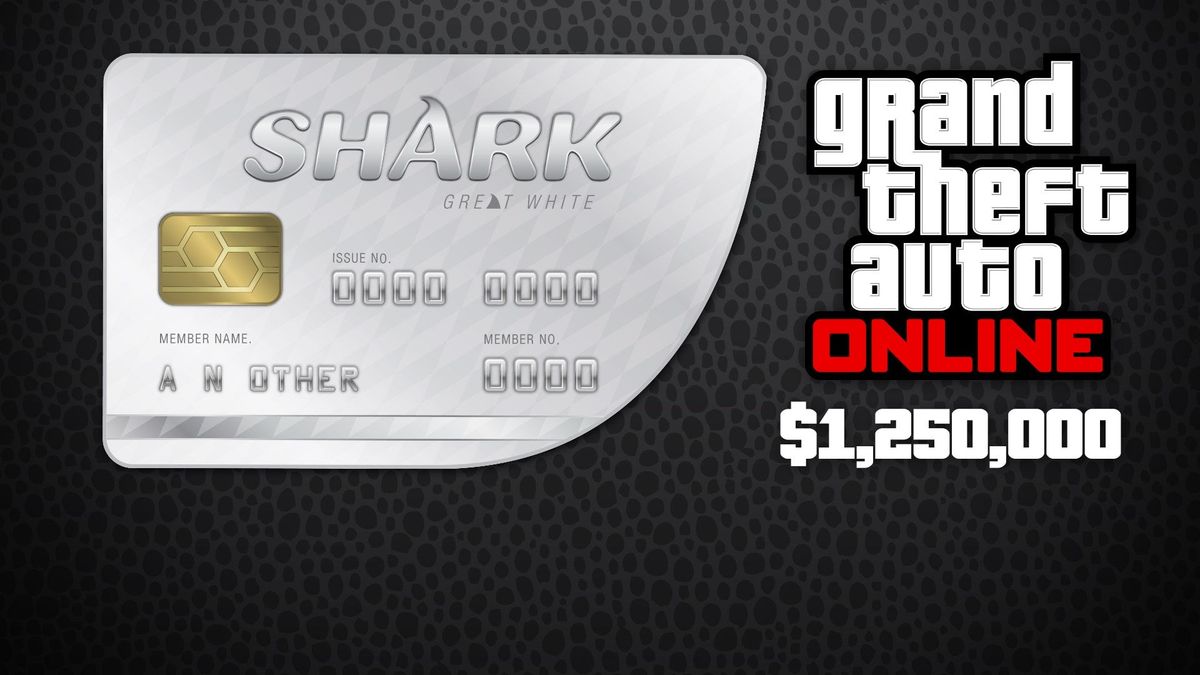 Grand Theft Auto Online - $1,250,000 Great White Shark Cash Card PC - CD Key - EZGame.dk