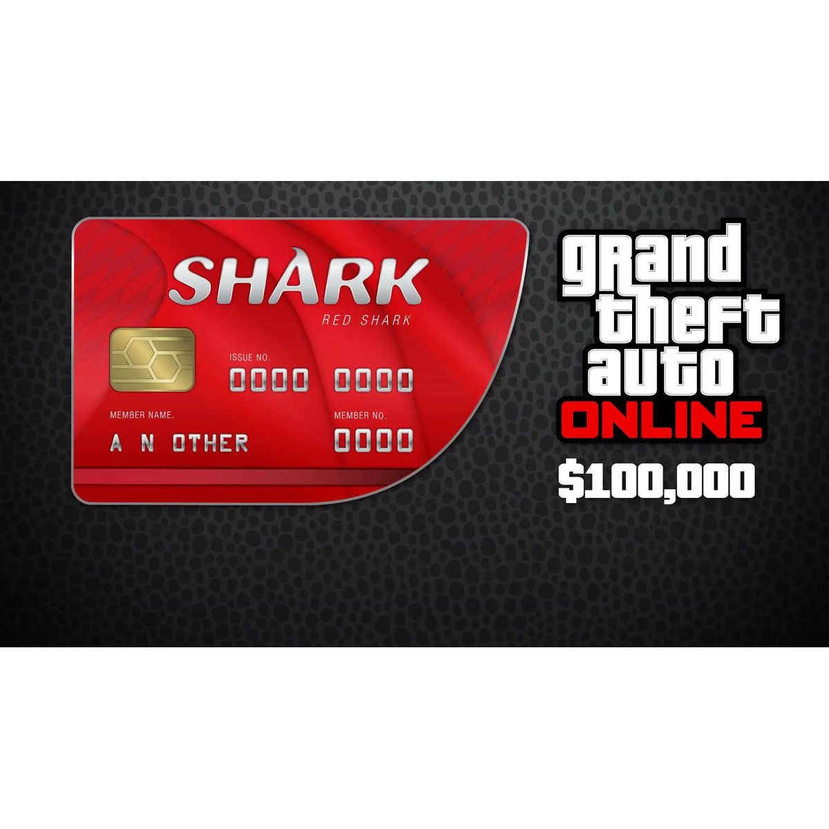 Grand Theft Auto Online - $100,000 Red Shark Cash Card PC - CD Key - EZGame.dk