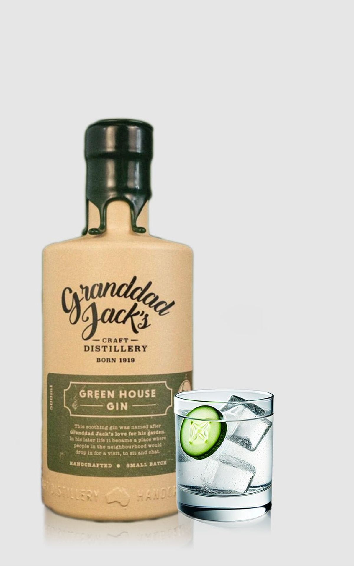 Granddad Jacks Green House Dry Gin 75cl