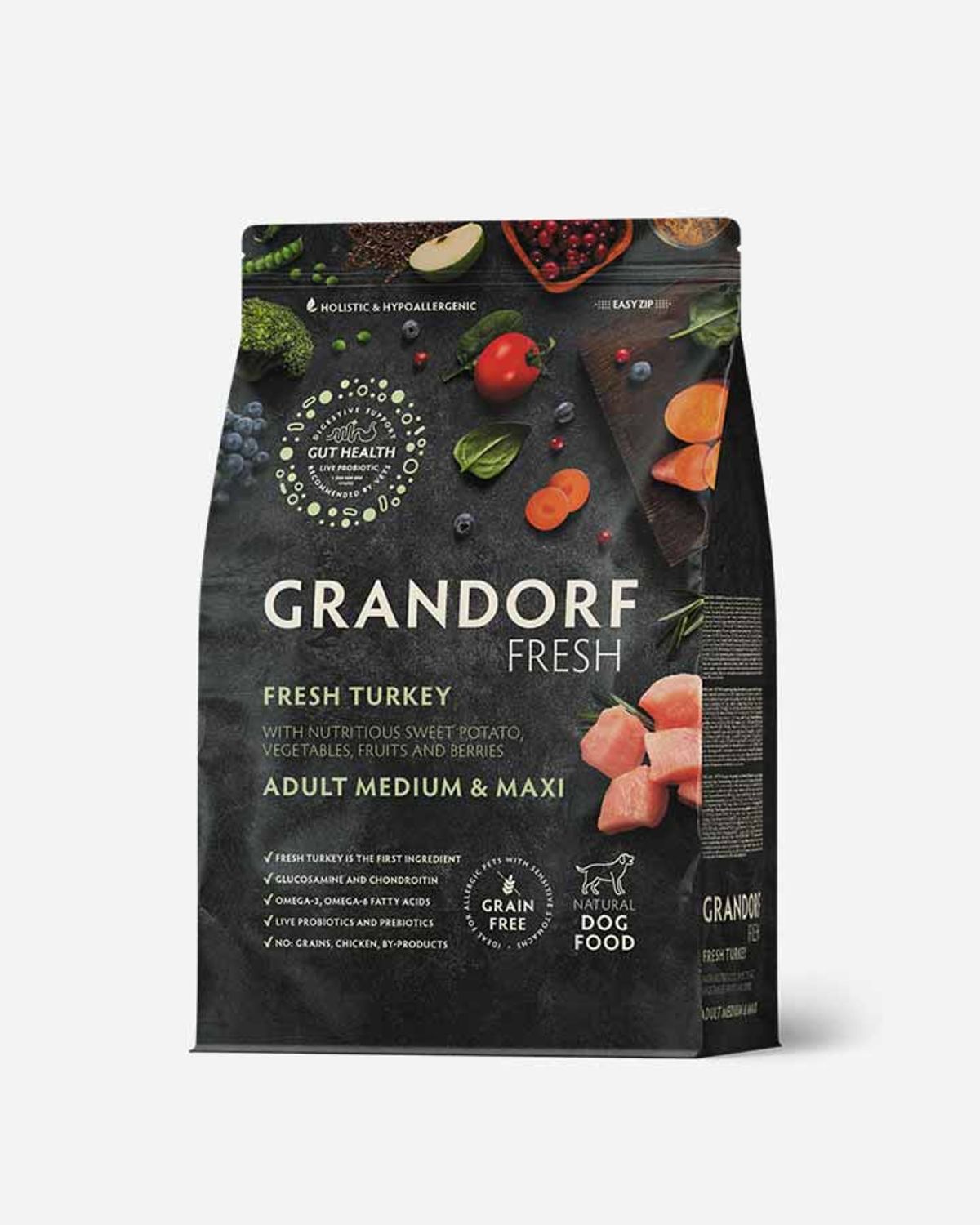 Grandorf Fresh Adult - Frisk Kalkun og Kornfri - 3kg