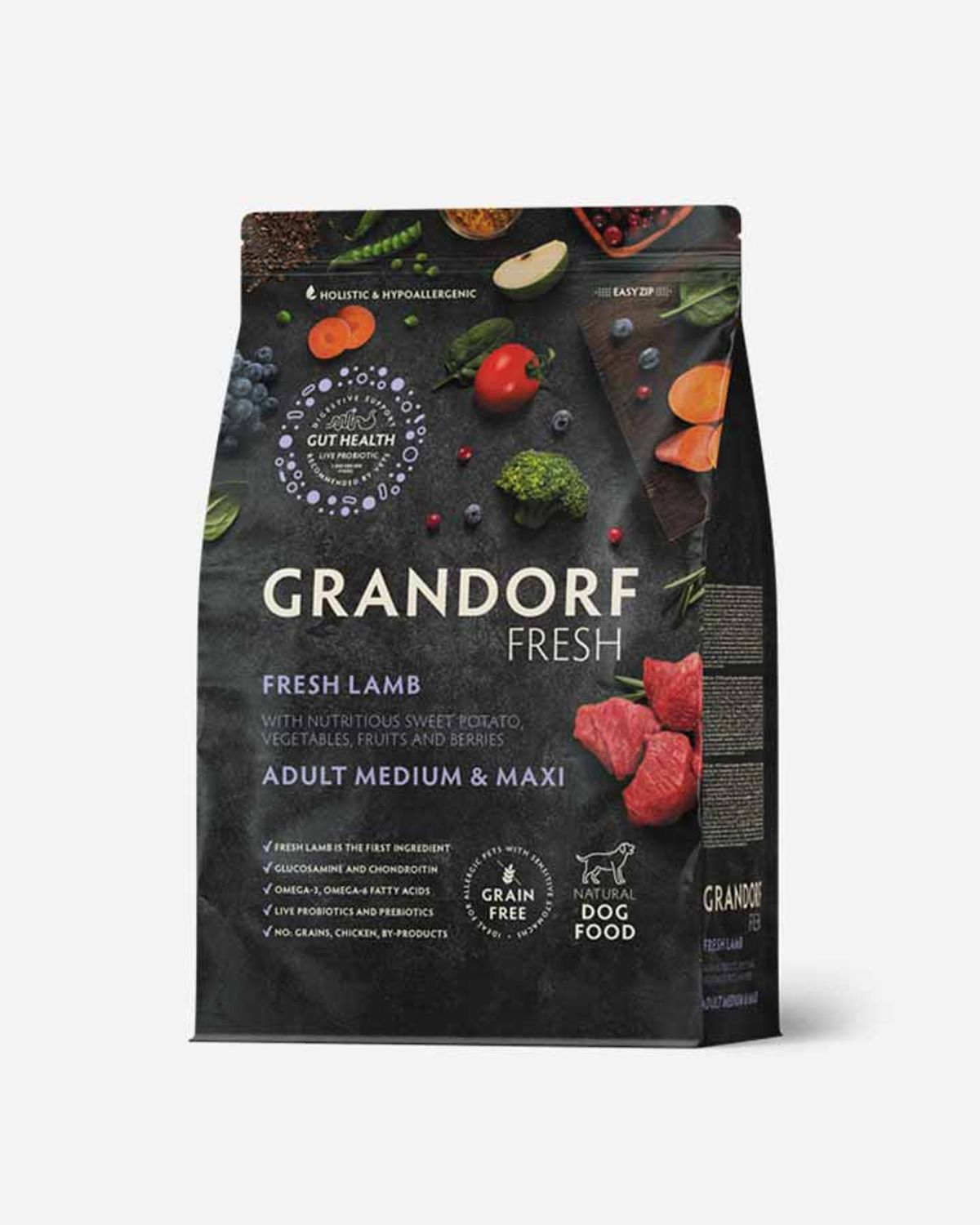 Grandorf Fresh Adult - Frisk Lam og Kornfri - 3kg