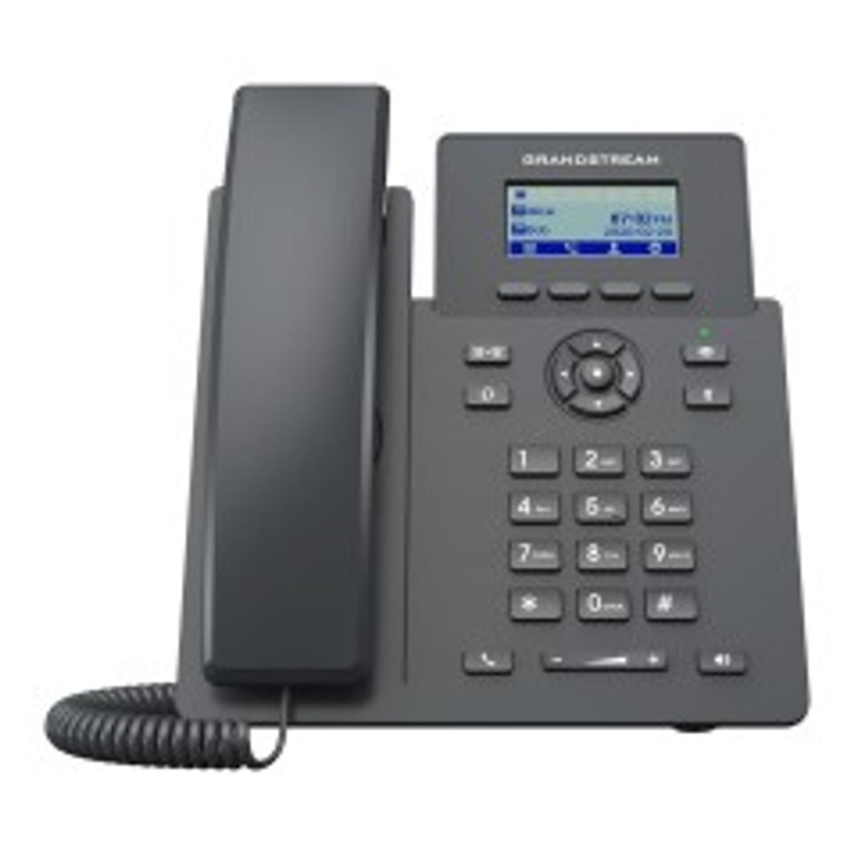 Grandstream Ip Phone Black 2 Lines Lcd