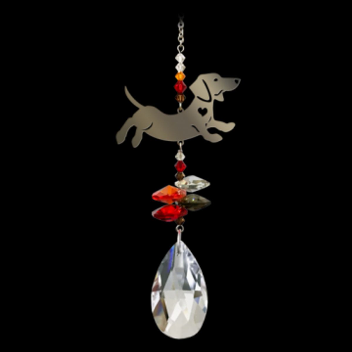 Gravhund - Swarovski krystaller small - GodKarmaShop