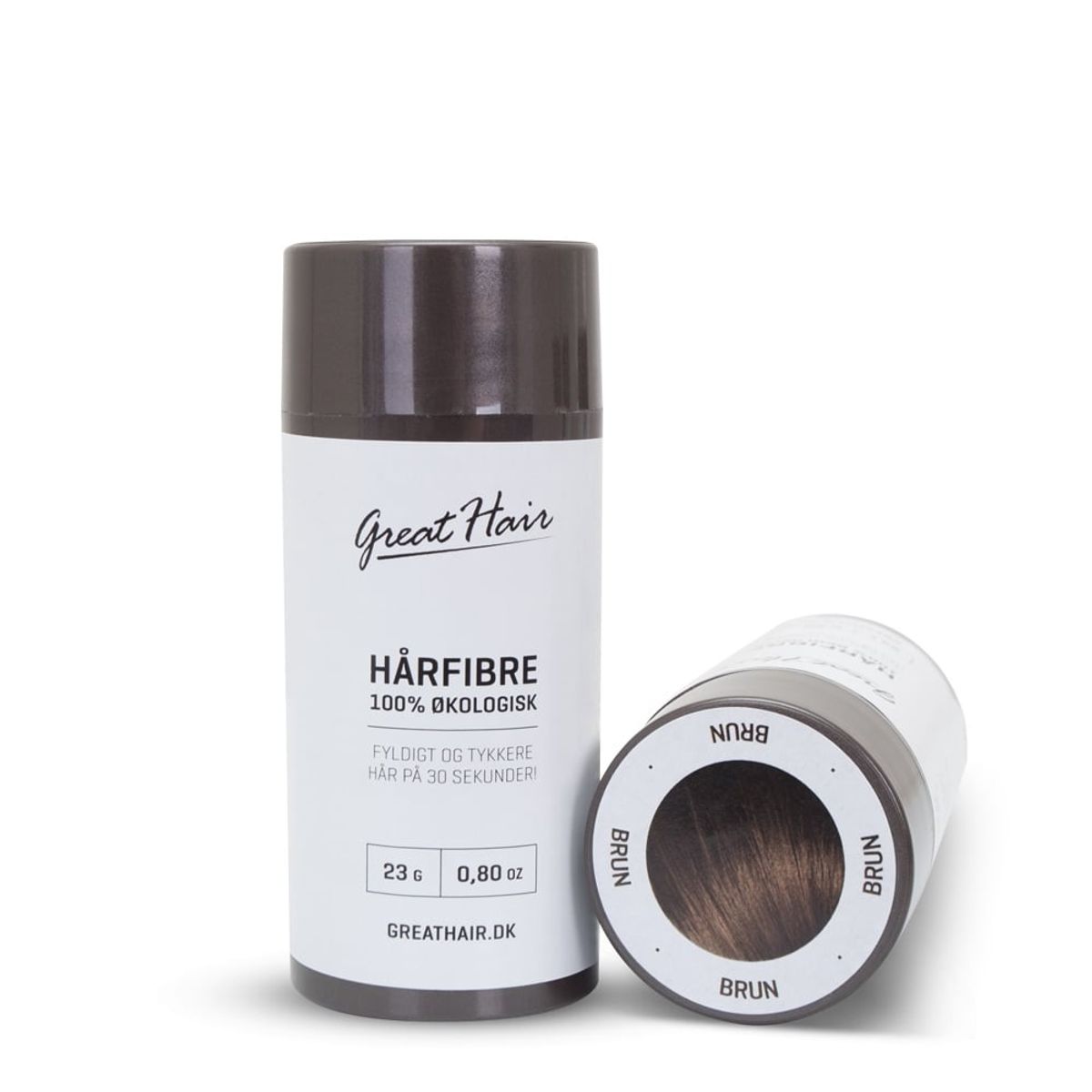 Great Hair Hårfibre - Brun (23 g.)