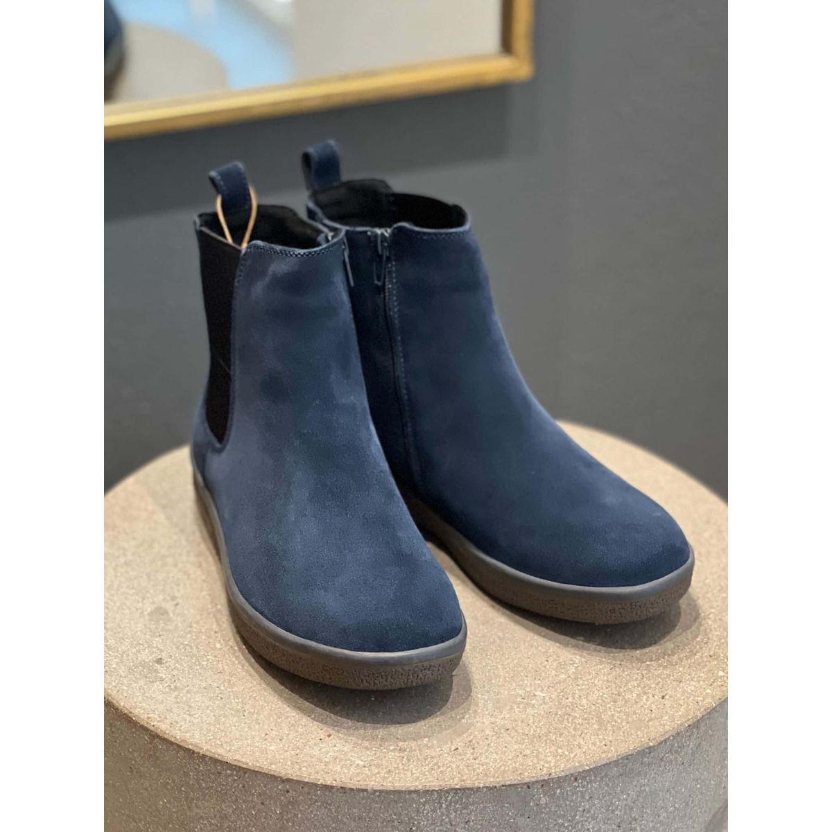 Green Comfort, Active Chelsea Boot - Marine Blue 36