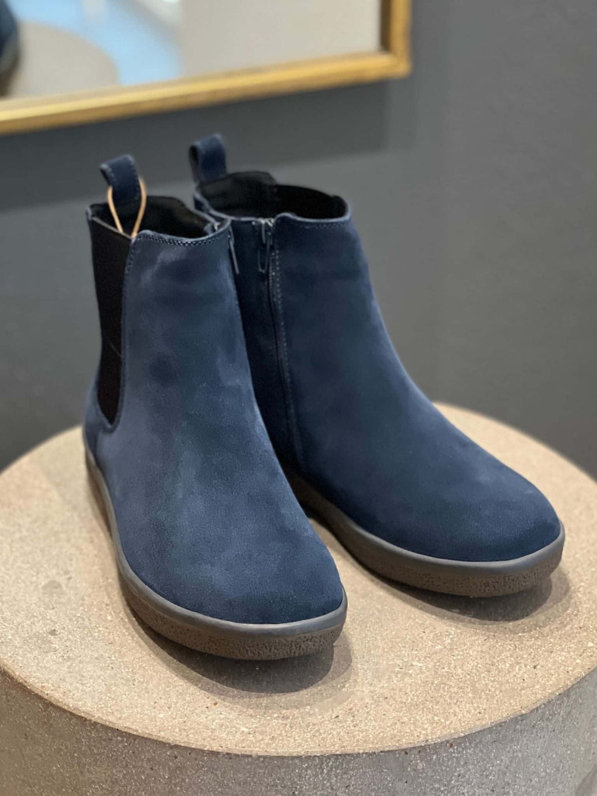 Green Comfort, Active Chelsea Boot - Marine Blue 37