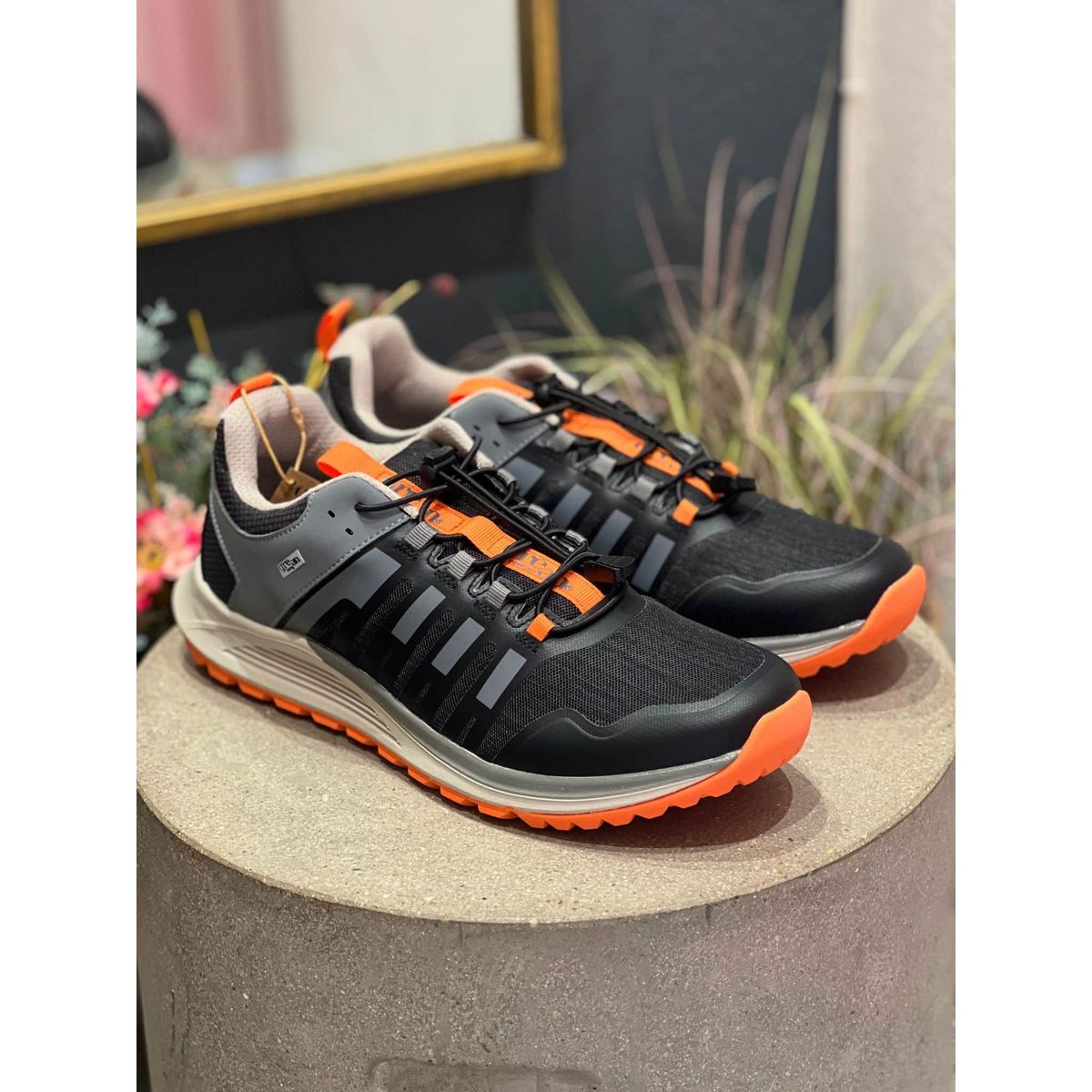 Green Comfort, Herre, Sneakers, Track n´Trail - Orange 41