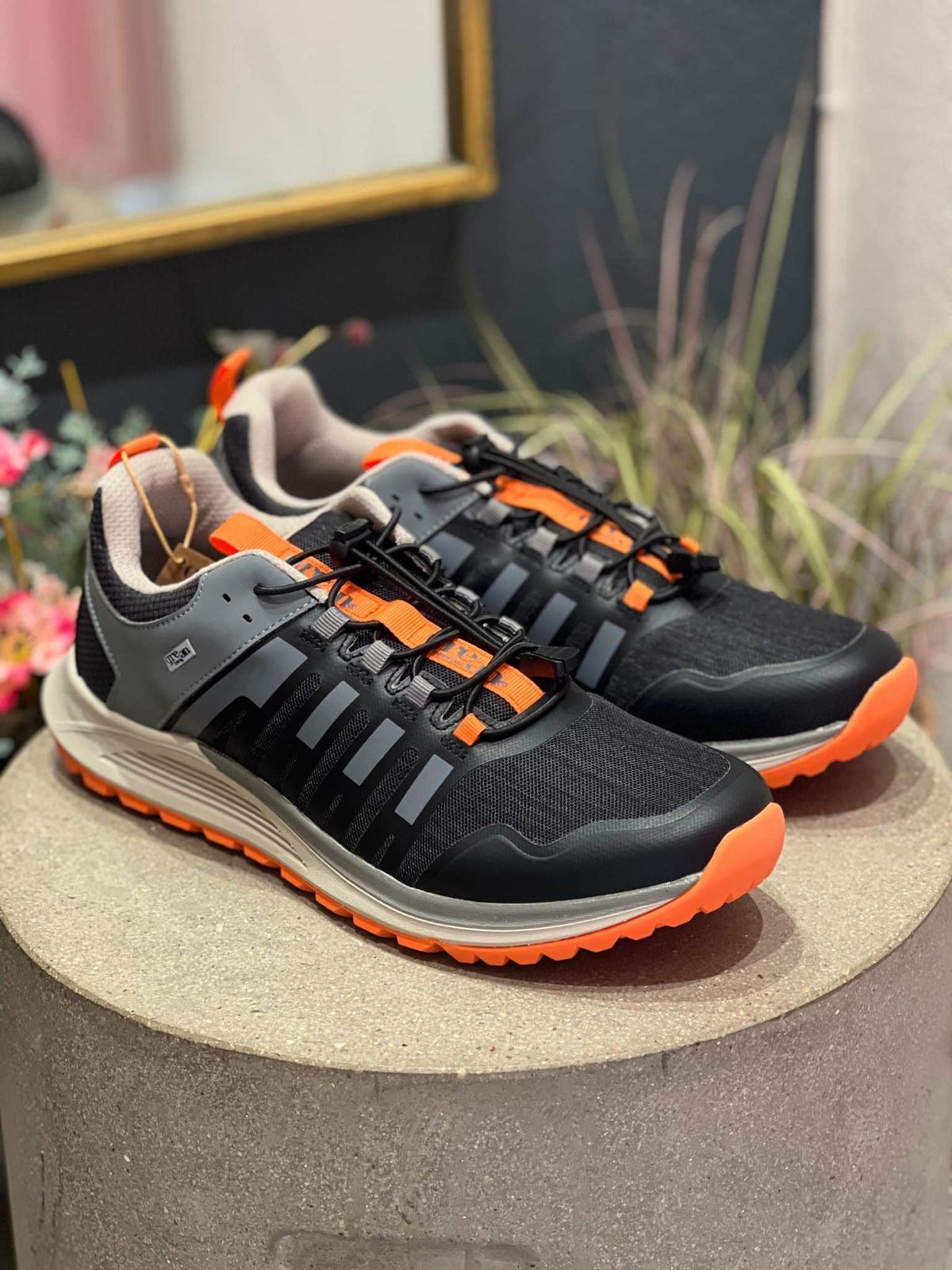 Green Comfort, Herre, Sneakers, Track n´Trail - Orange 44