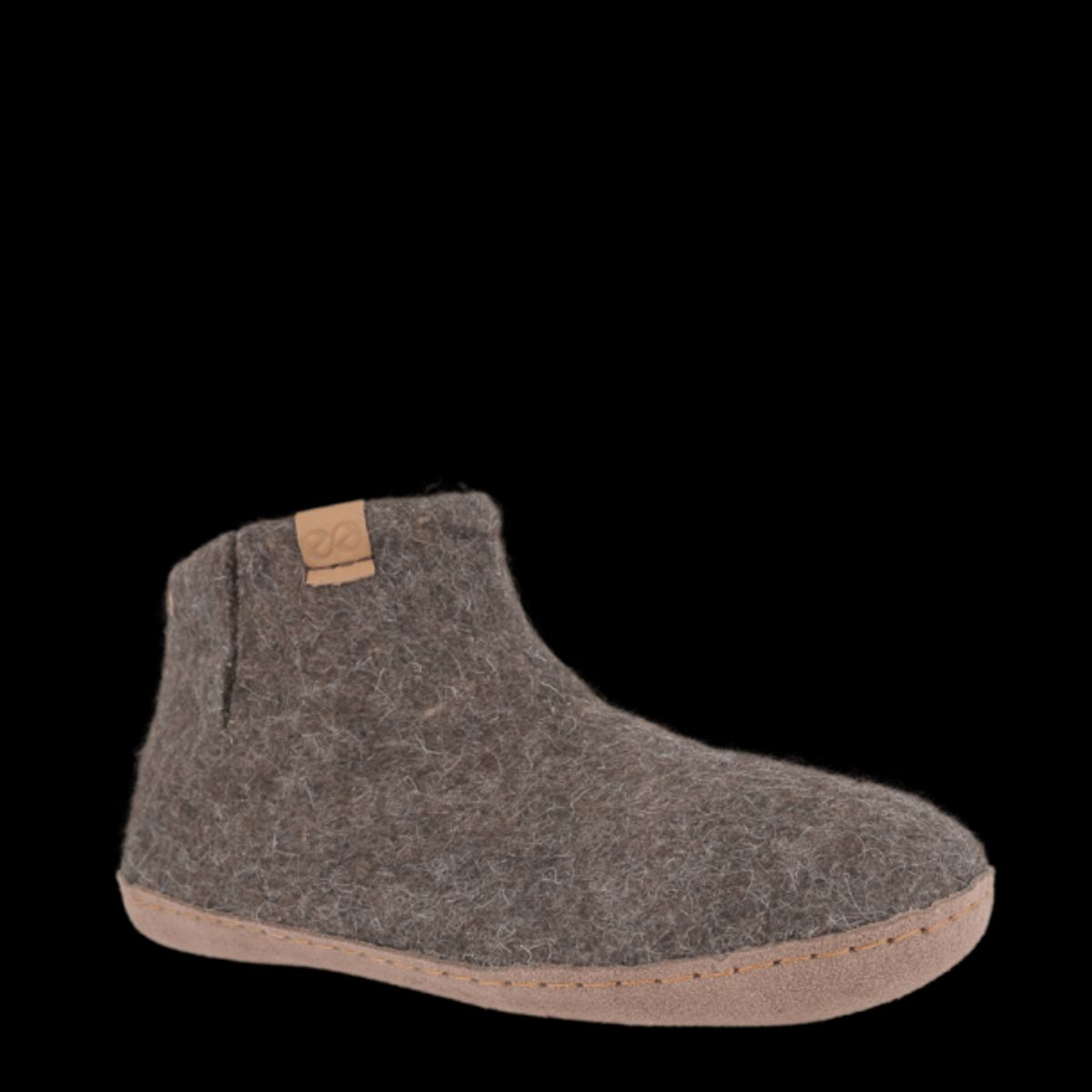 Green Comfort - Wool boot m/skindsål - Brun - 37