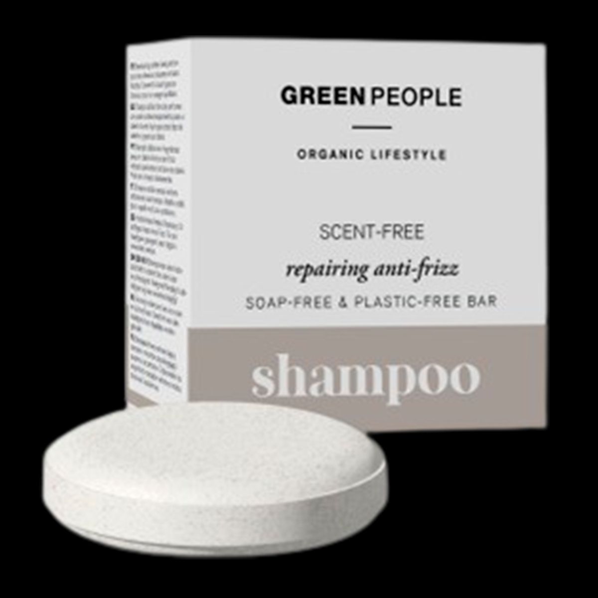 Green People Scent Free Repairing Anti-Frizz Shampoo Bar (50 g)