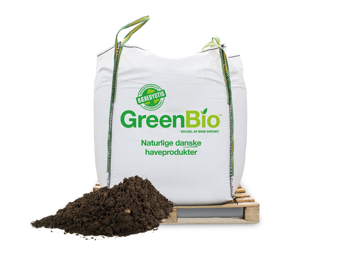 GreenBio Allétræsmuld bigbag á 1000 liter