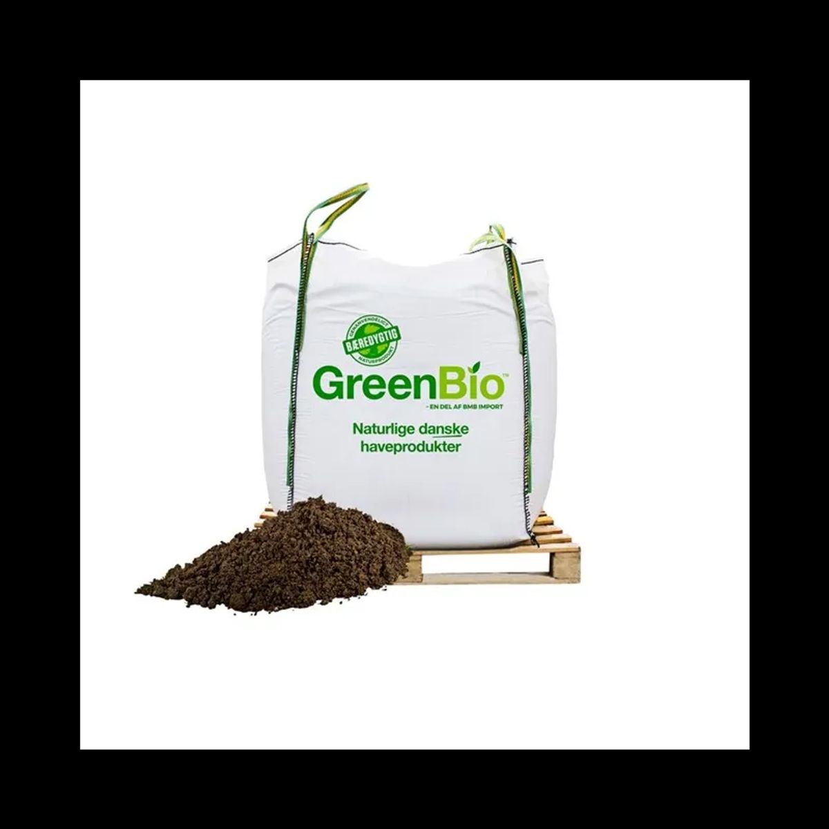 Greenbio Harpet Muldjord Bigbag 1000lt