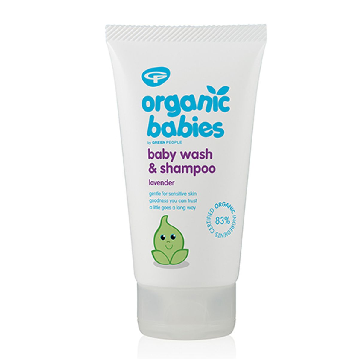 GreenPeople Organic Babies Baby Wash and Shampoo Lavender (150 ml)