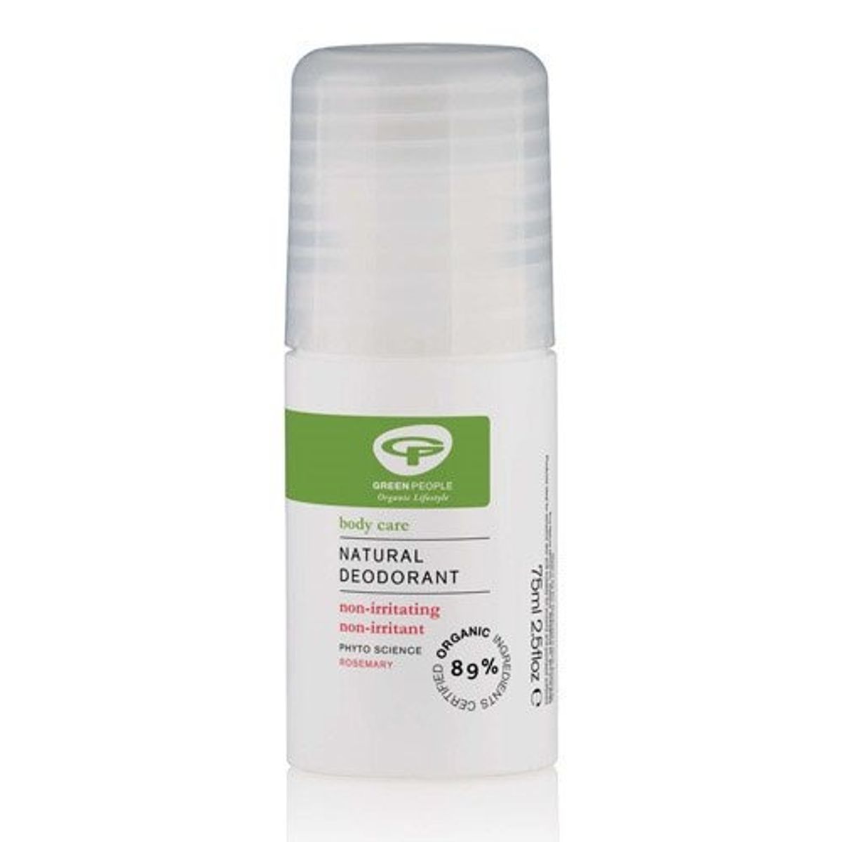 greenPeople Rosemary Roll-on Deodorant - 75 ml.