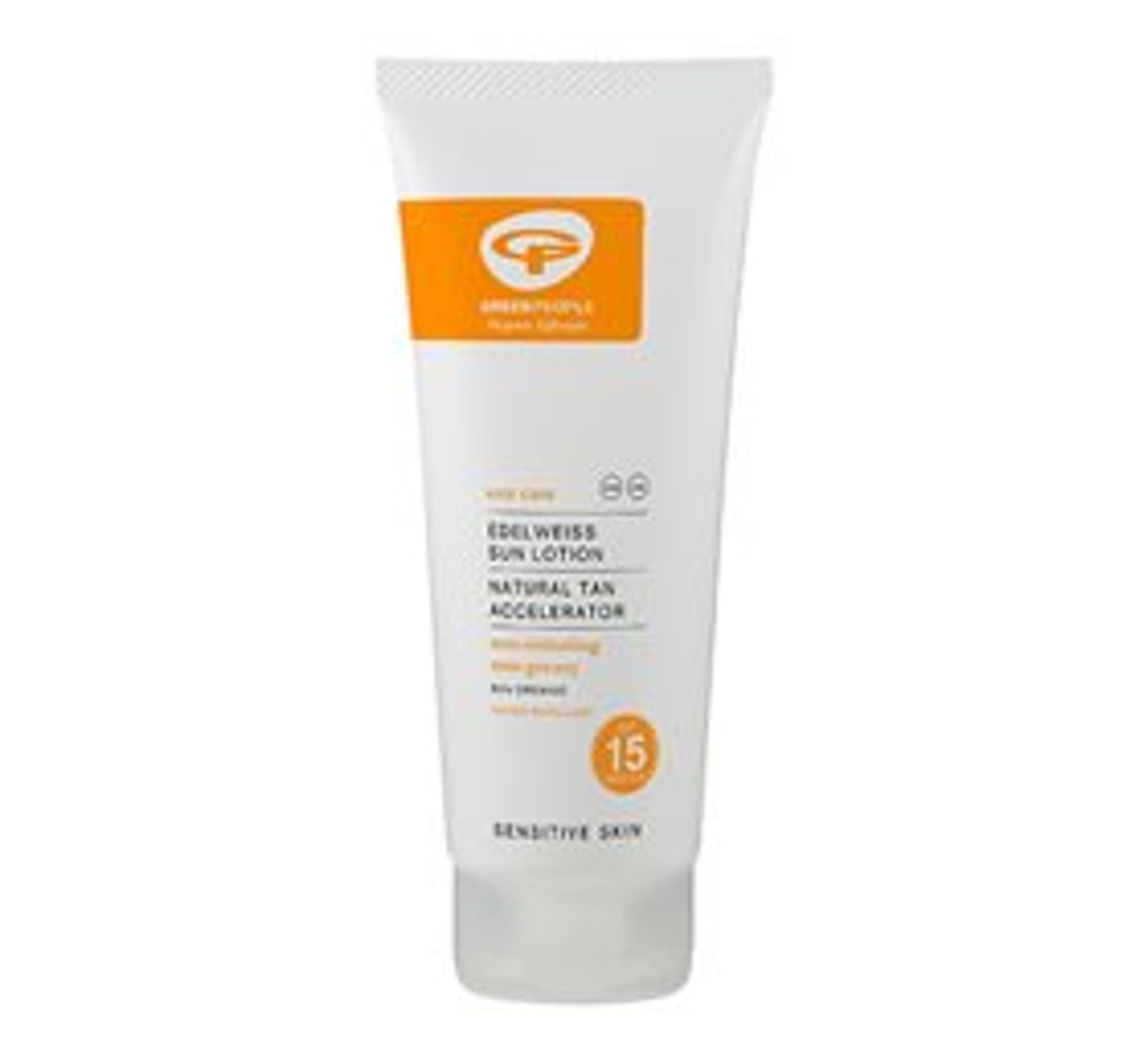 GreenPeople Sun lotion SPF15 accelerator &bull; 200ml.