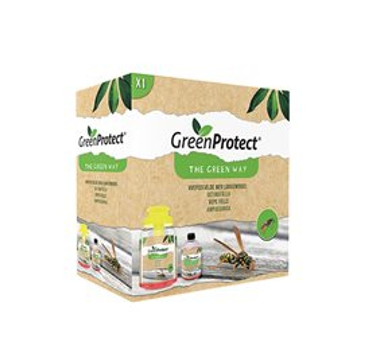 GreenProtect Hvepsefælde m. lokkemiddel 1 pk.