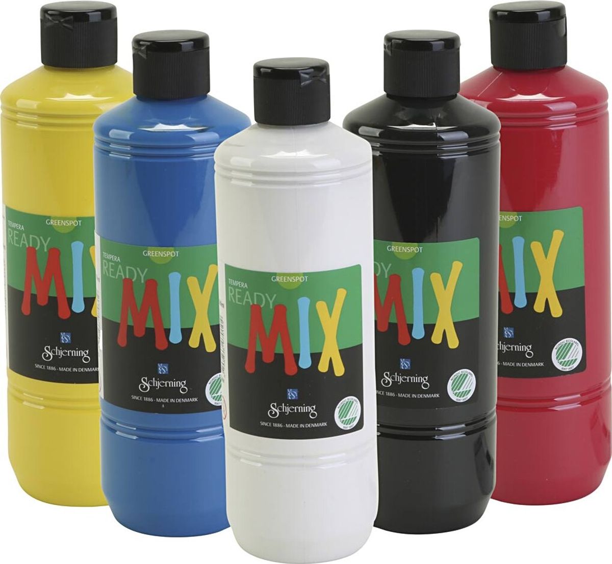 Greenspot Ready Mix - Mat - Assorterede Farver - 5x500 Ml