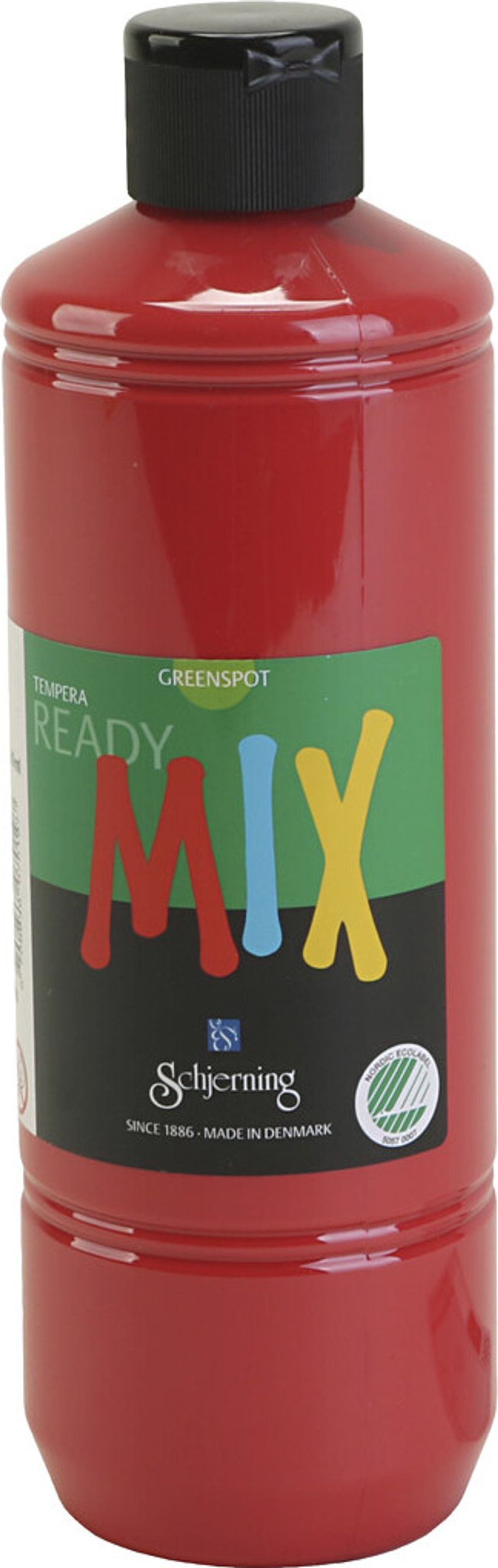 Greenspot Ready Mix - Tempera Maling - Mat - Rød - 500 Ml