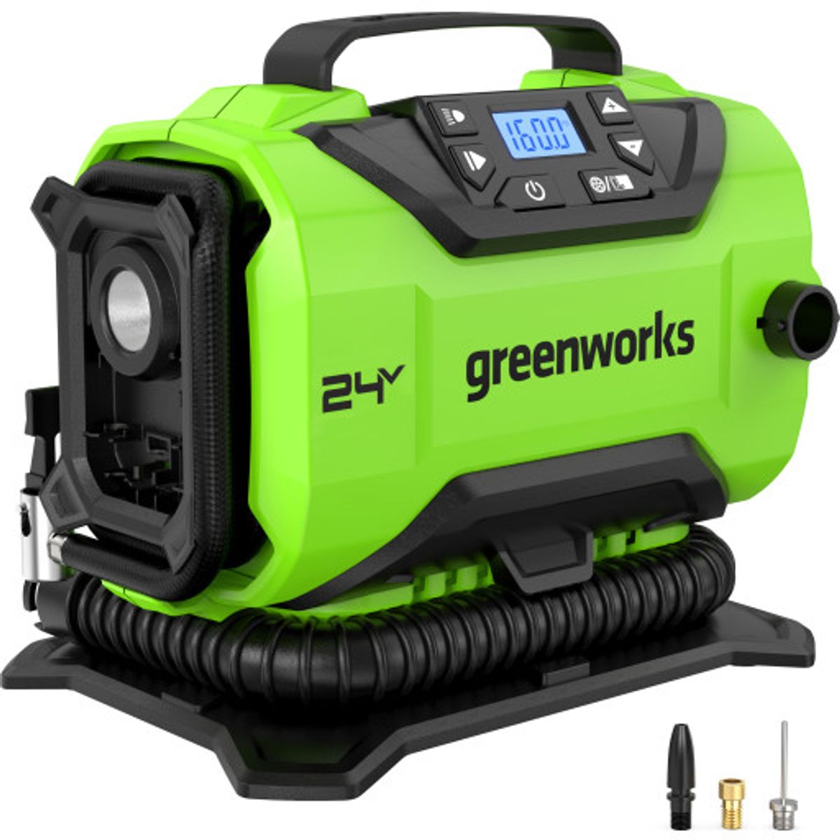 Greenworks luftpumpe - 24V u. batteri