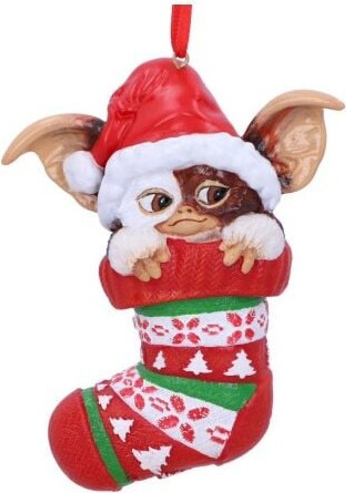 Gremlins Julepynt - Gizmo I Julestrømpe - 12 Cm